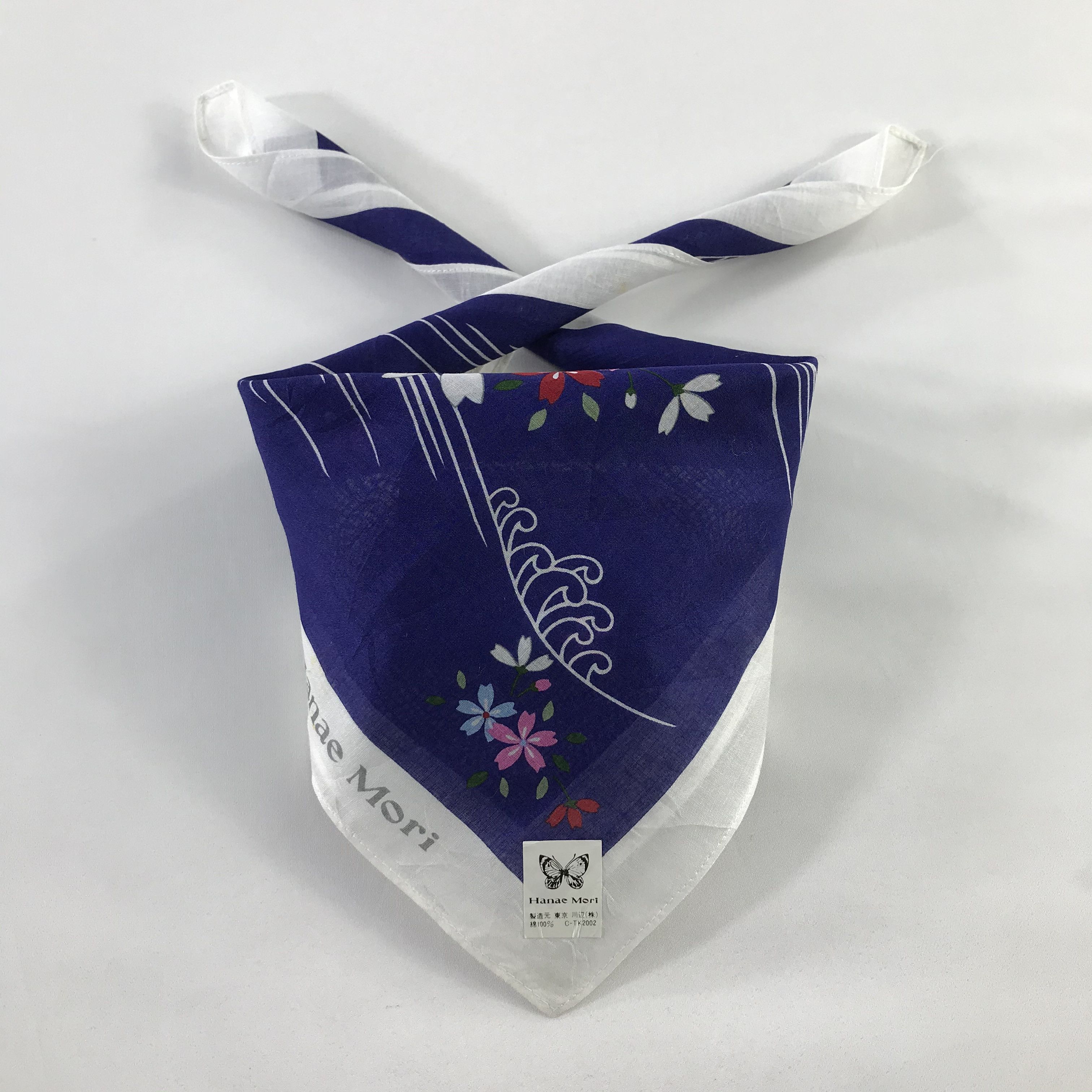 Hanae Mori × Vintage Hanae Mori Bandana / Handkerchief / Neckerchief - S687 Size ONE SIZE - 3 Thumbnail