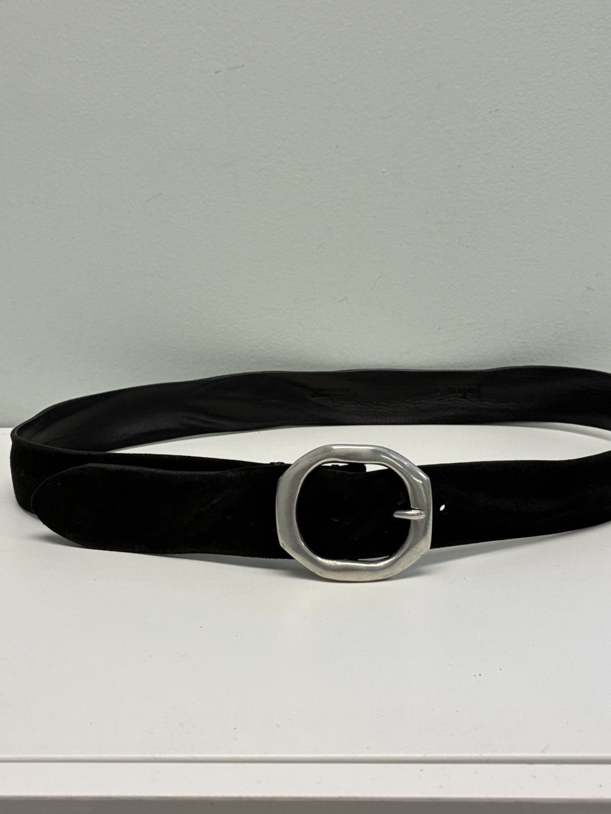 John Varvatos Nova Suede Belt. Size 32 Size 32 - 10 Thumbnail
