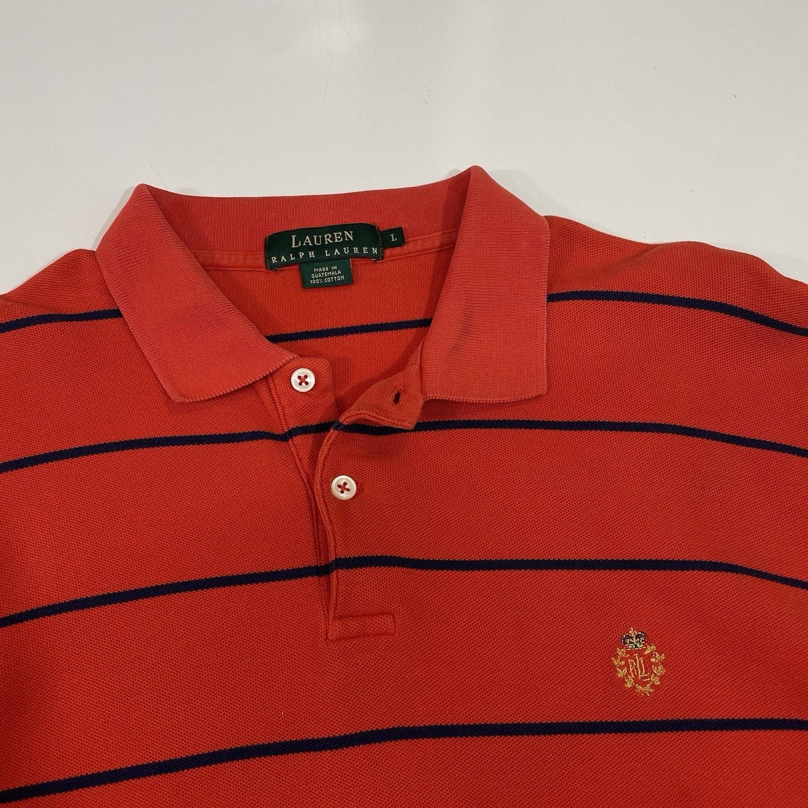 Ralph Lauren 1990’s VTG Polo Ralph Lauren Rugby Style Striped Polo Shirt Size US L / EU 52-54 / 3 - 2 Thumbnail
