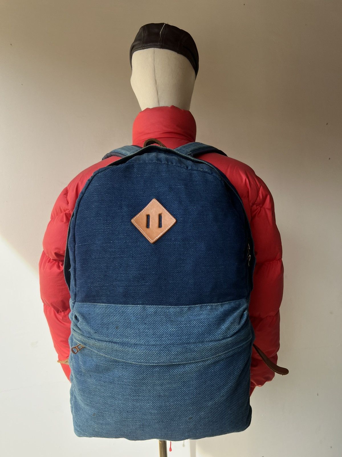 FDMTL FDMTL Japan Fade Patina Indigo Backpack Bag Size ONE SIZE - 3 Thumbnail