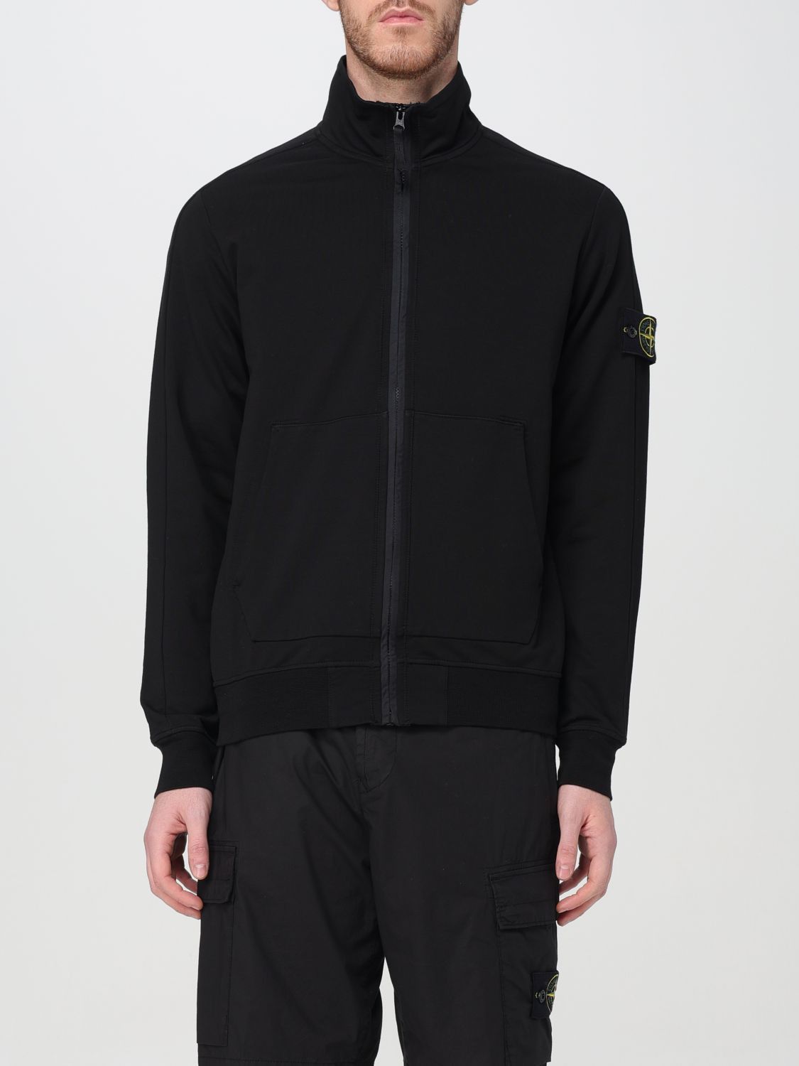 image of Stone Island Sweatshirt Men Black (Size 2XL)