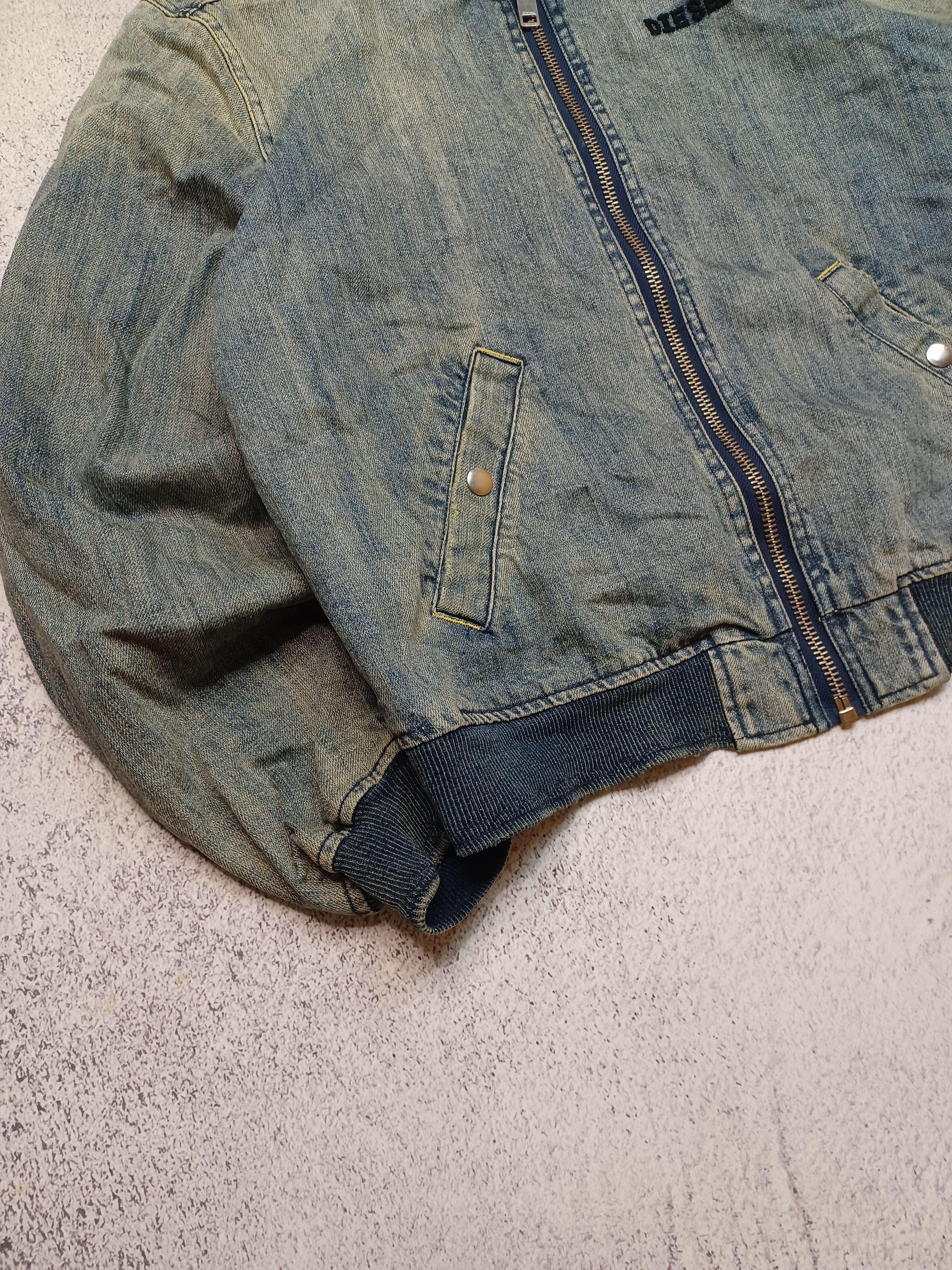 Diesel Diesel Women’s Denim Bomber Jacket Size XL / US 12-14 / IT 48-50 - 6 Thumbnail