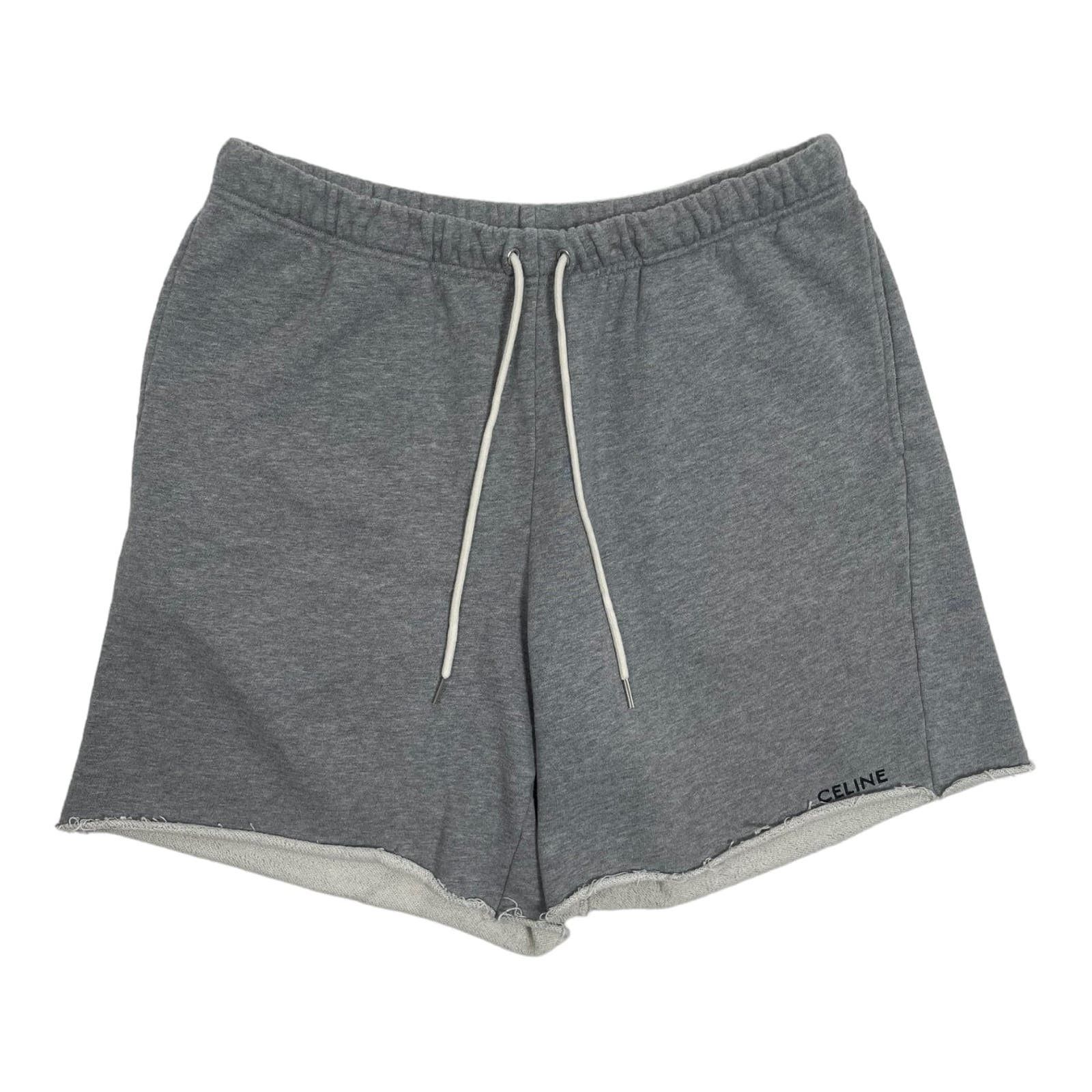 image of Celine Logo Sweatshorts Grey Pre-Owned, Men's (Size 36)