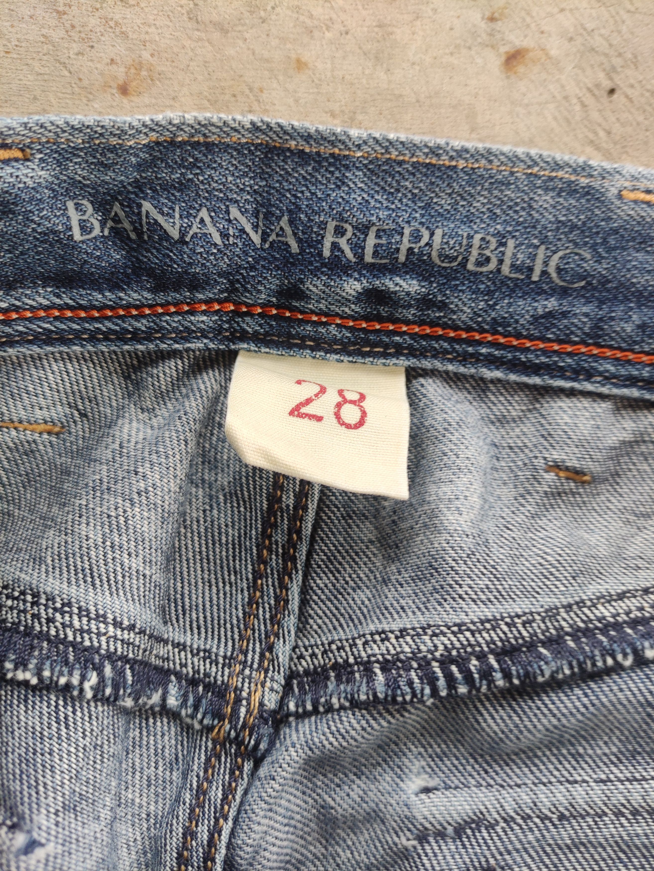 Banana Republic Vintage Banana Republic Denim Distressed Faded Denim Size US 30 / EU 46 - 7 Thumbnail
