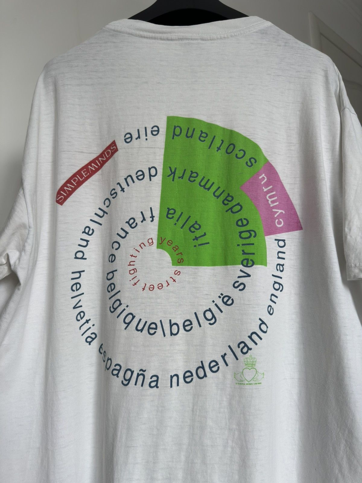 Band Tees Vintage 1989 Simple Minds Scotish Britpop Band Tee Size US XL / EU 56 / 4 - 6 Thumbnail