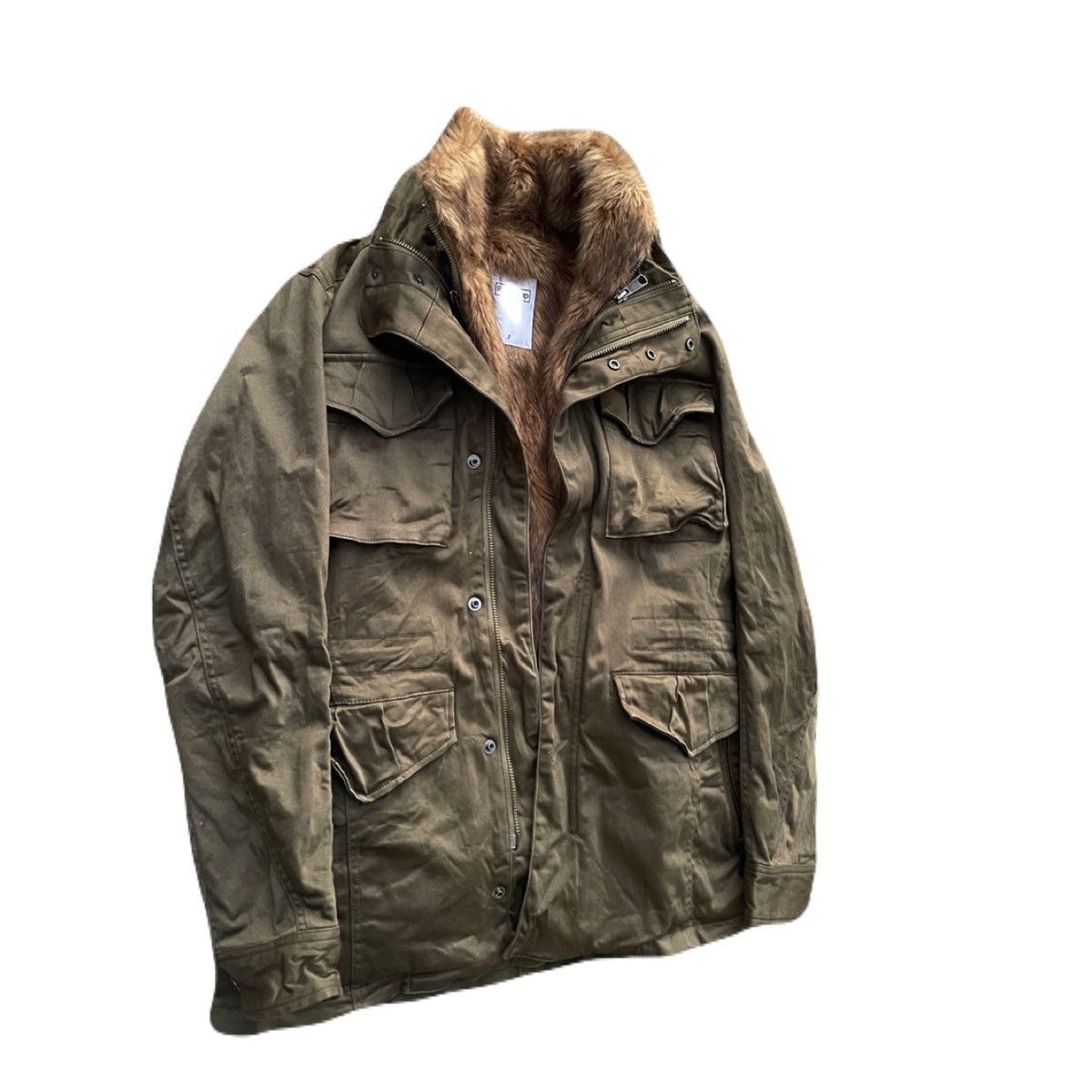 If Six Was Nine 2000s Japanese archive military fur field jacket vkei y2k Size US S / EU 44-46 / 1 - 5 Thumbnail