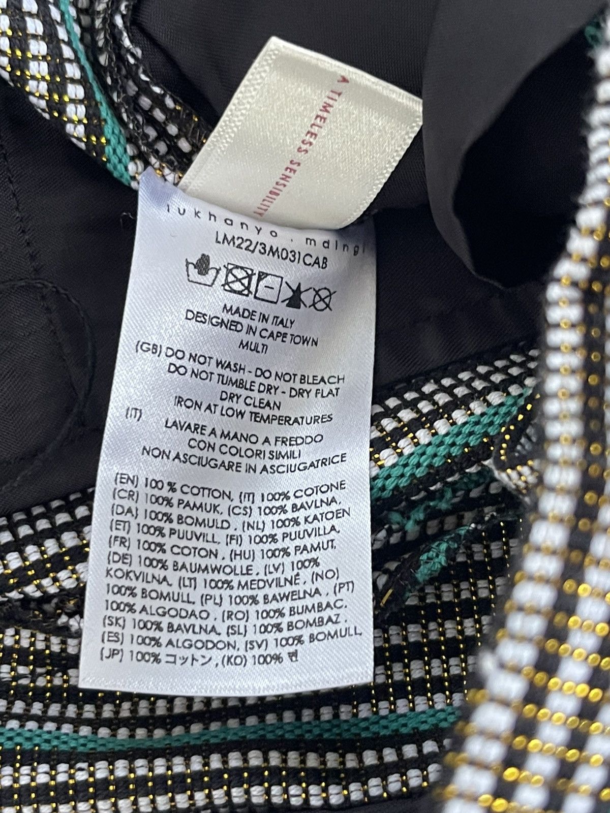 Other !DS! SS22 Lukhanyo Mdingi Cabes Transfuse Casual Pants Size US 30 / EU 46 - 16 Thumbnail