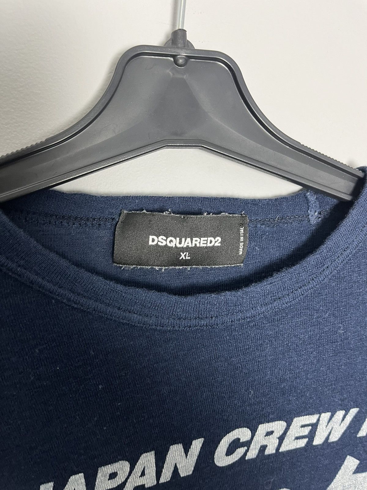 Designer Dsquared2 wool tshirt Size US XL / EU 56 / 4 - 10 Thumbnail