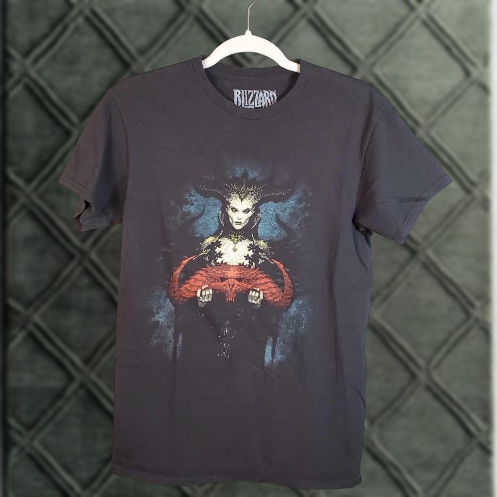 Vintage Blizzard Entertainment T-Shirt Diablo 4 IV Licensed Graphic Black Video Game Size Small S Size US S / EU 44-46 / 1 - 1 Thumbnail