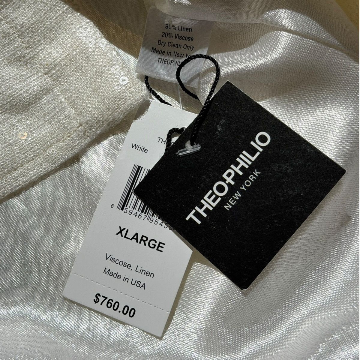 Theophilio Sequin button down shirt Size US XL / EU 56 / 4 - 3 Thumbnail