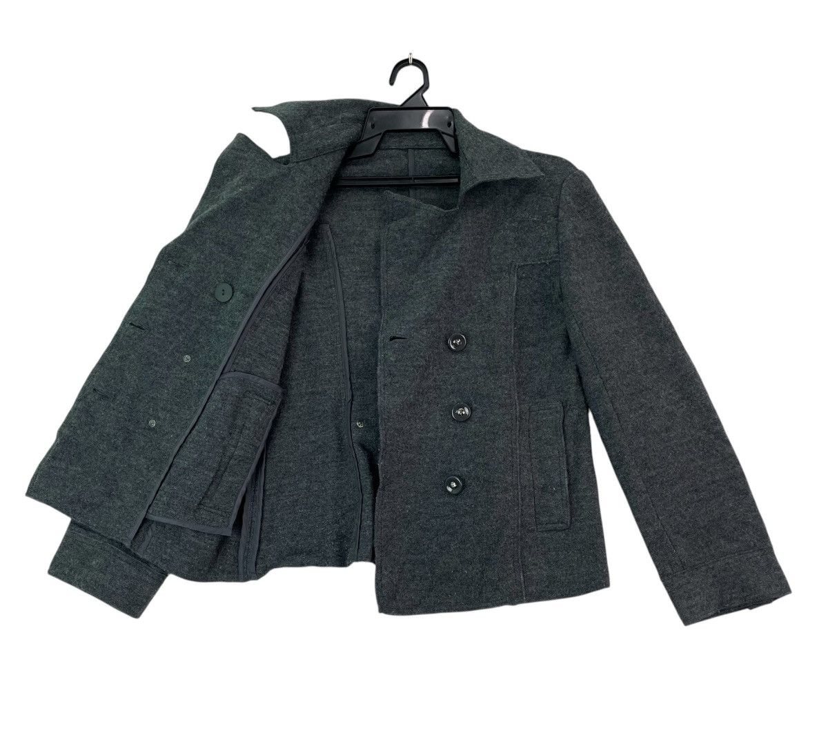 Courreges Rare COURREGES double collar crossed jacket Size S / US 4 / IT 40 - 3 Thumbnail