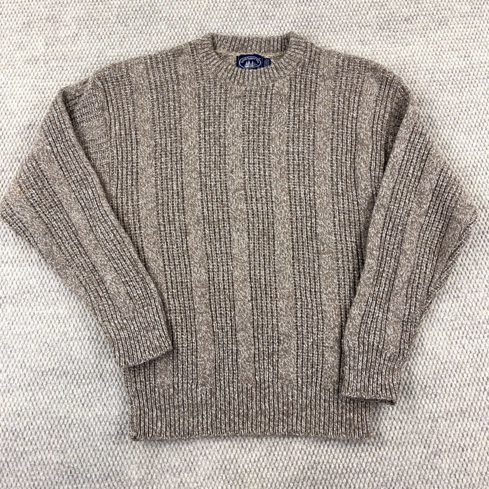 Vintage VINTAGE Boat House Row Sweater Men Large Beige Wool Knit 90s Casual Pullover Size US L / EU 52-54 / 3 - 2 Thumbnail