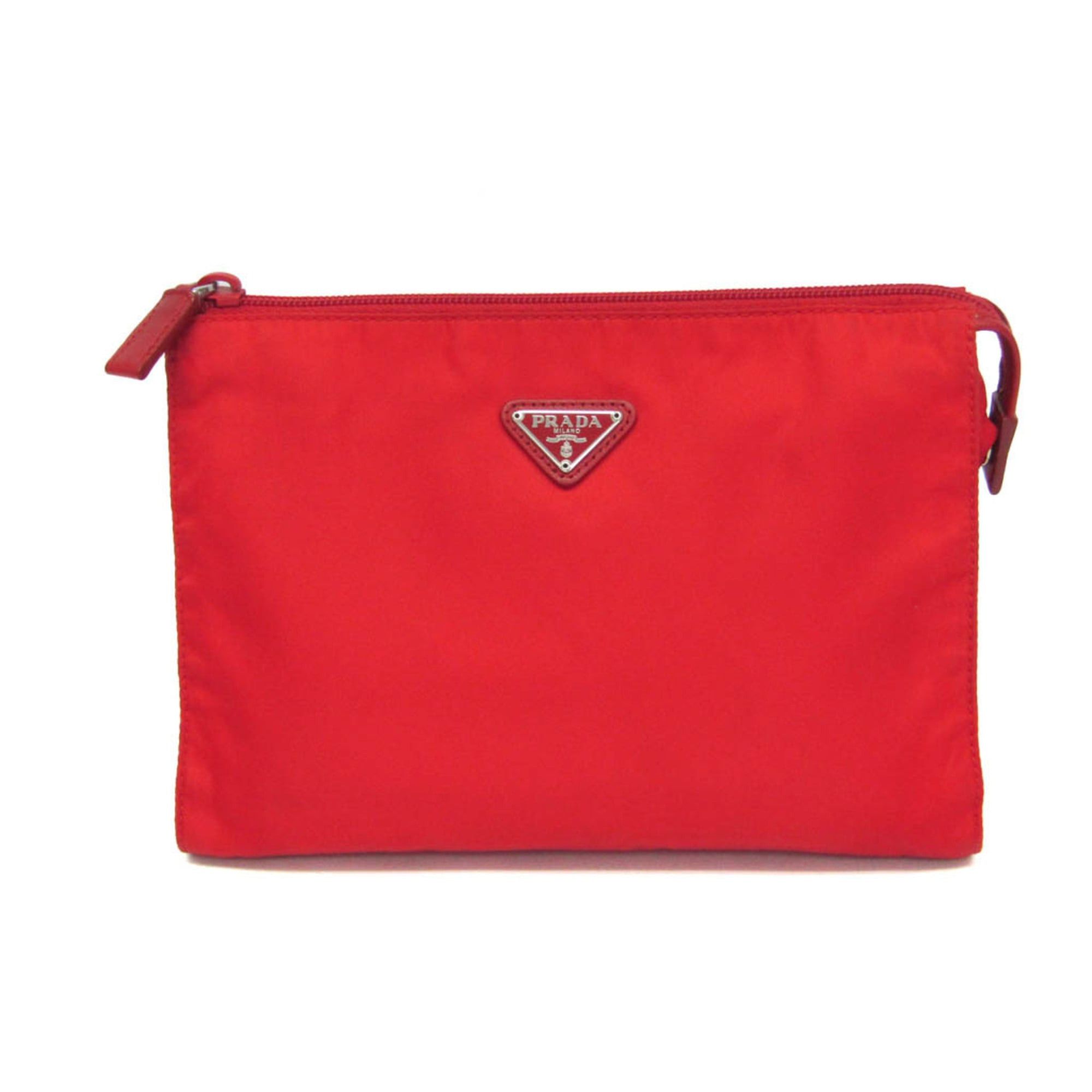 Prada Prada VELA 1N1725 Women's Nylon Pouch Red Color Size ONE SIZE - 1 Thumbnail