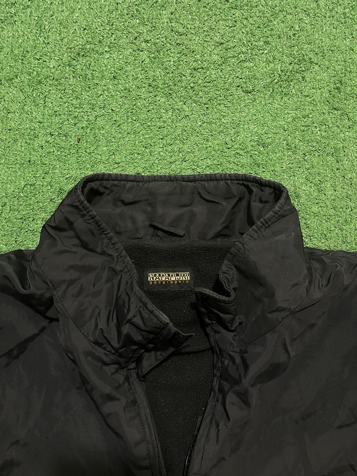 Napapijri Napapijri jacket zipper black vintage puffer vintage polar Size US XL / EU 56 / 4 - 5 Thumbnail
