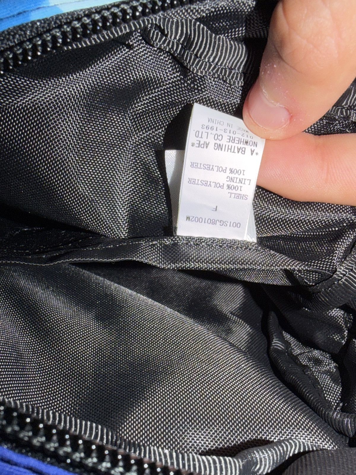 Bape Bape Bag Camo Blue Size ONE SIZE - 5 Thumbnail