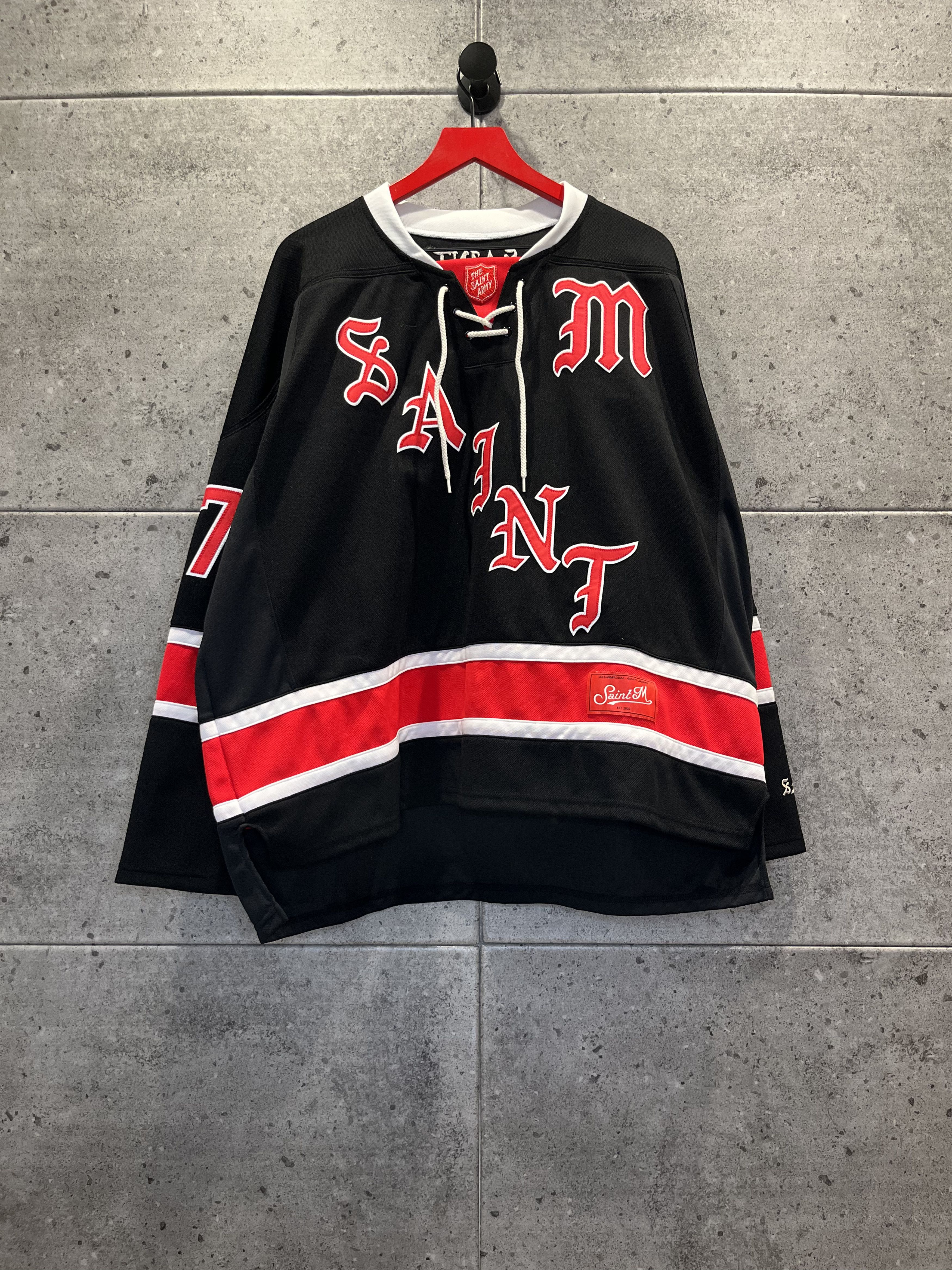 Image of Readymade x Saint Michael Supernatural Jersey in Black, Men's (Size XL)