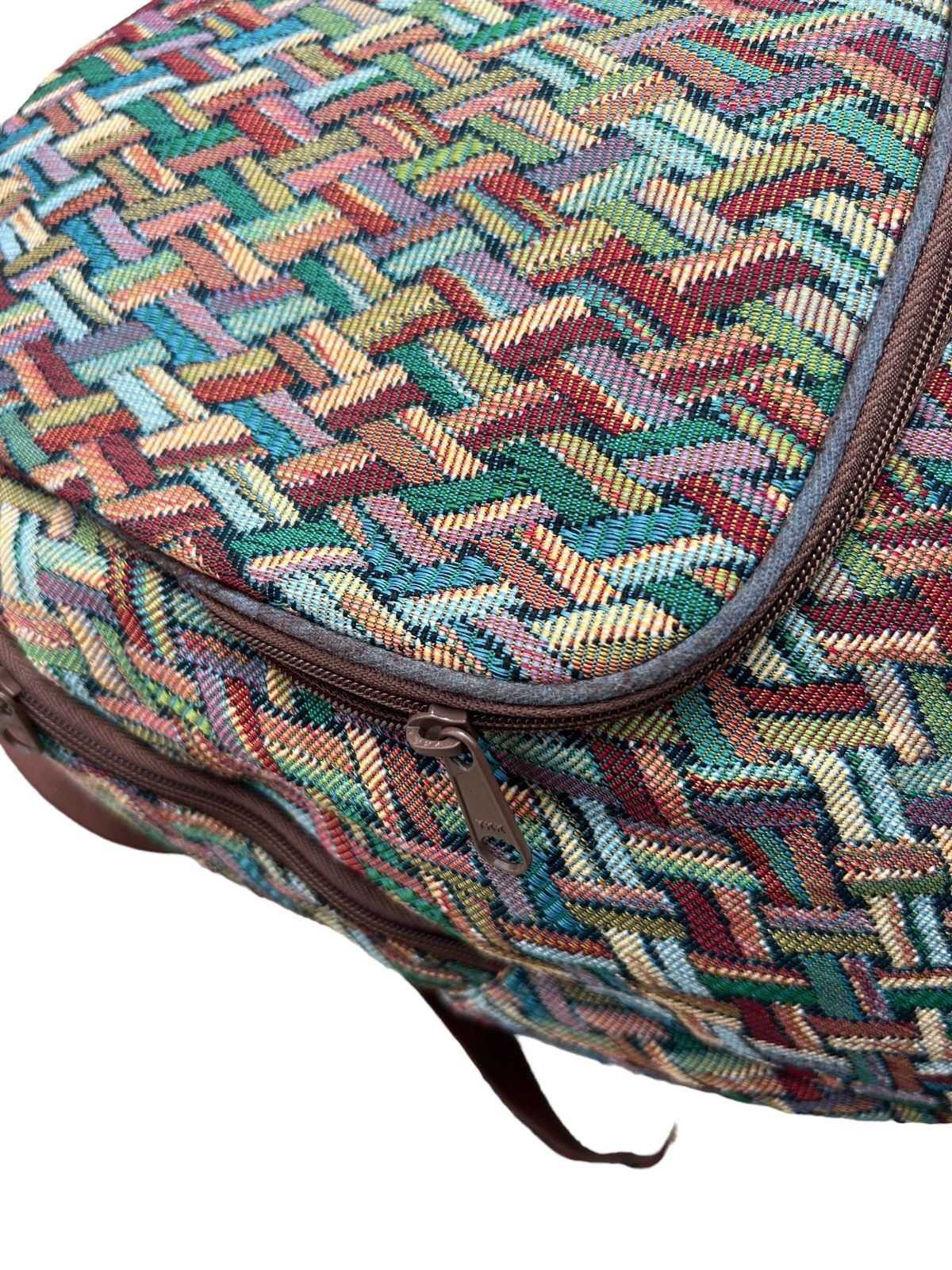 Vintage Vintage Yamatoya Ravi Ravi Japan Jacquard Backpack Bag Size ONE SIZE - 18 Thumbnail