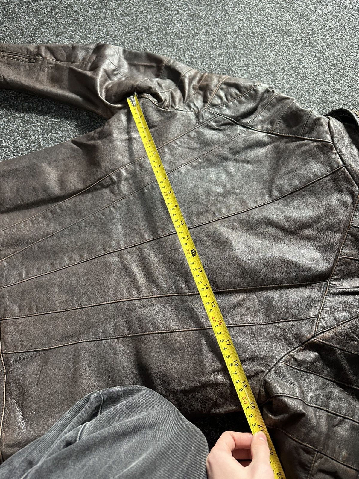 Vintage 🚨Vintage 90s Leather Biker Jacket-West Style Maison Margiela Size US S / EU 44-46 / 1 - 17 Thumbnail