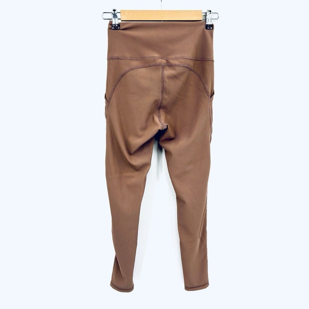 Other Altar'd State Small Brown Workout Yoga Leggings Activewear Pants Performance Size 27" / US 4 / IT 40 - 2 Thumbnail