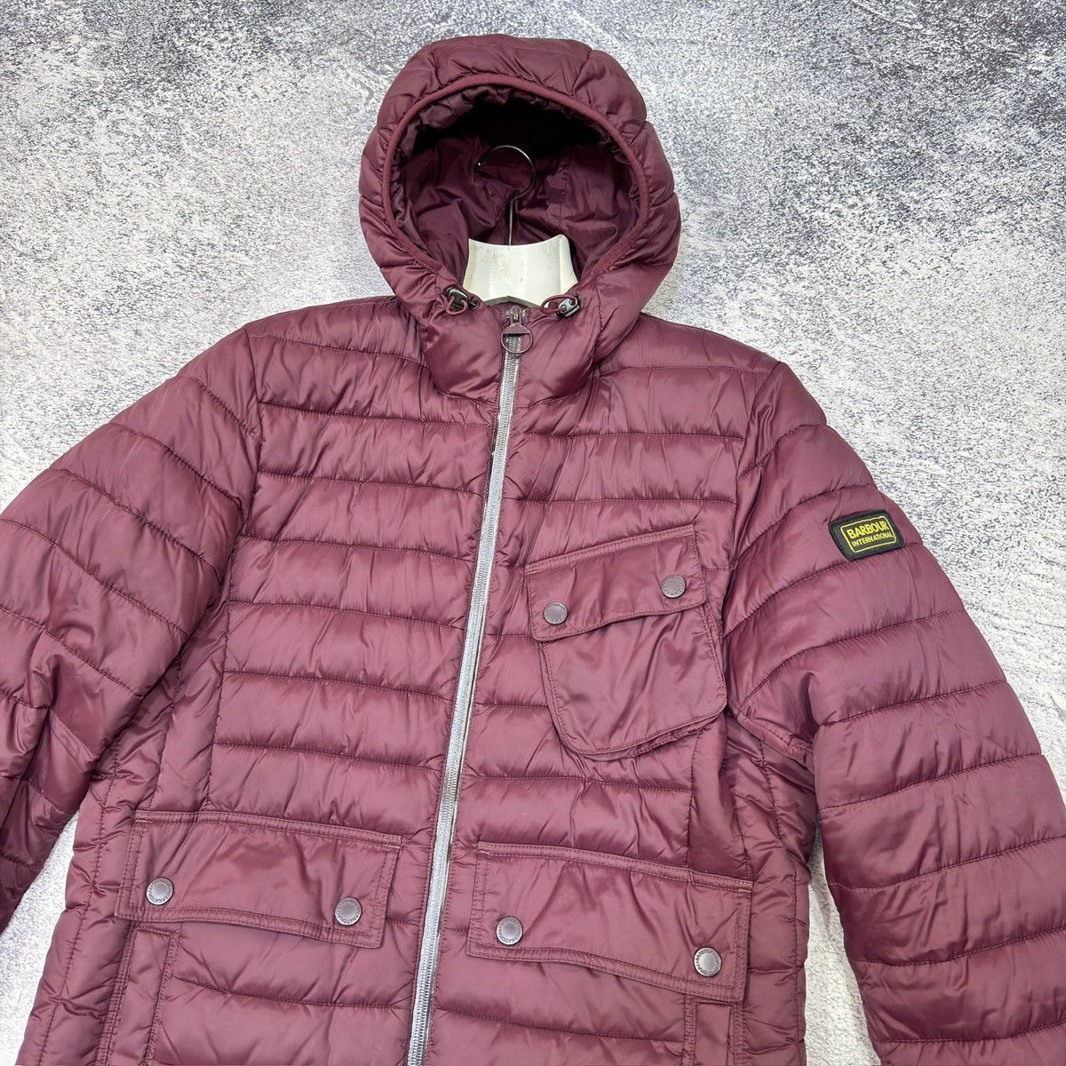 Barbour Barbour International Ouston Hooded Jacket L size Size US L / EU 52-54 / 3 - 3 Thumbnail