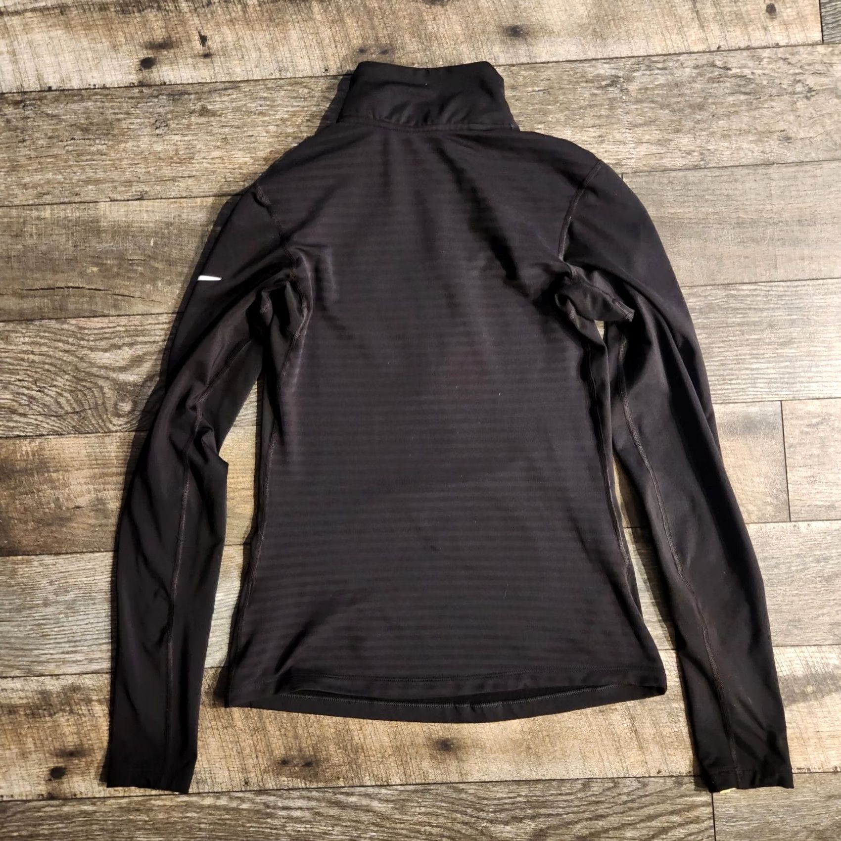 Nike Nike Pro Dri-fit Pullover Running Shirt Size Medium Black 1/2 Zip Long Sleeve Womens Size M / US 6-8 / IT 42-44 - 4 Thumbnail
