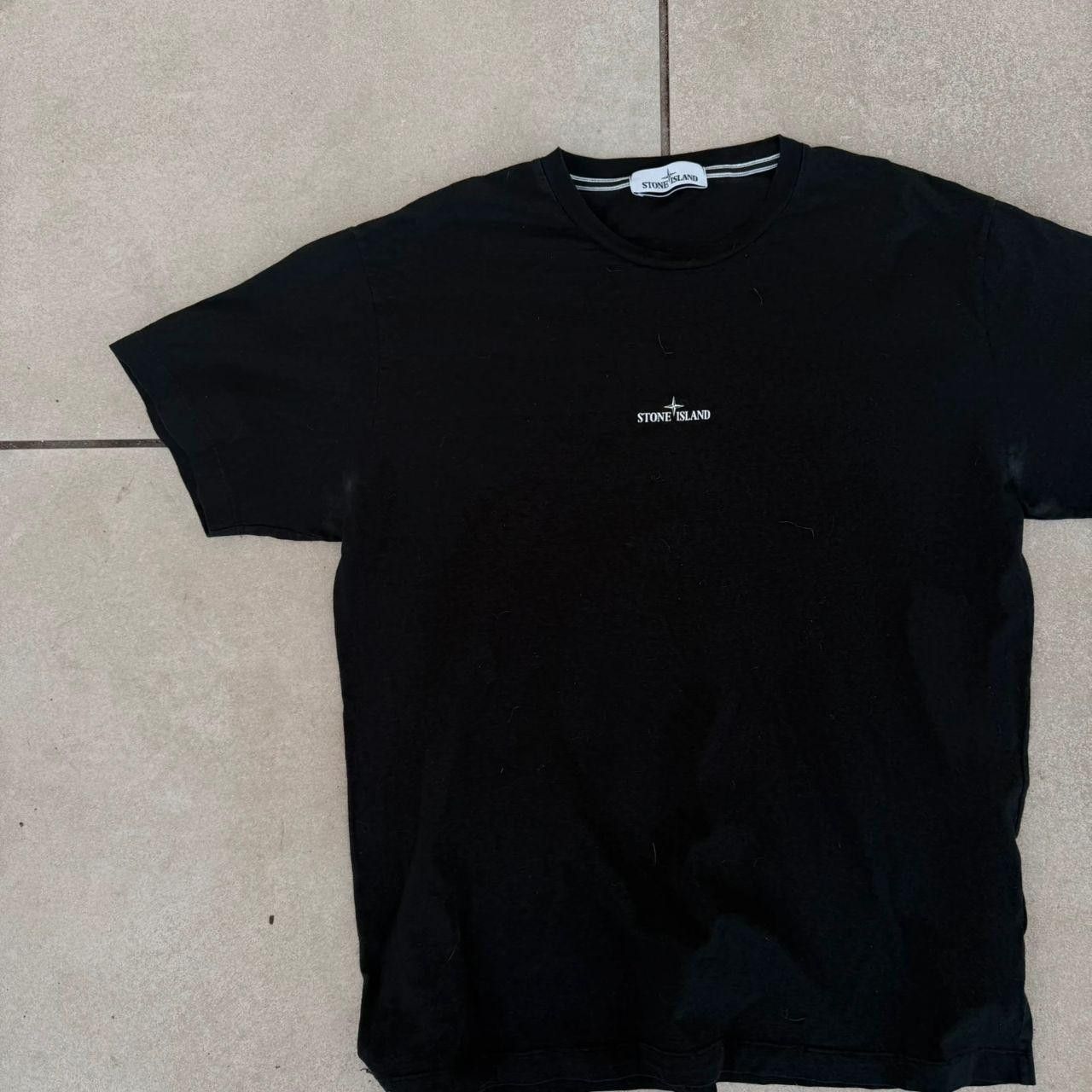 Stone Island Stone Island T shirt Tee Black Big Logo Size US XL / EU 56 / 4 - 3 Thumbnail