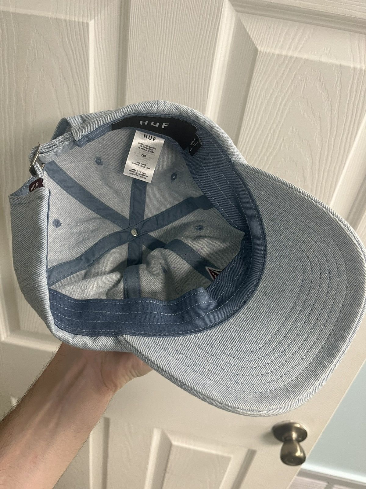 Huf HUF Skateboards Embroidered Denim Cap Size ONE SIZE - 6 Thumbnail