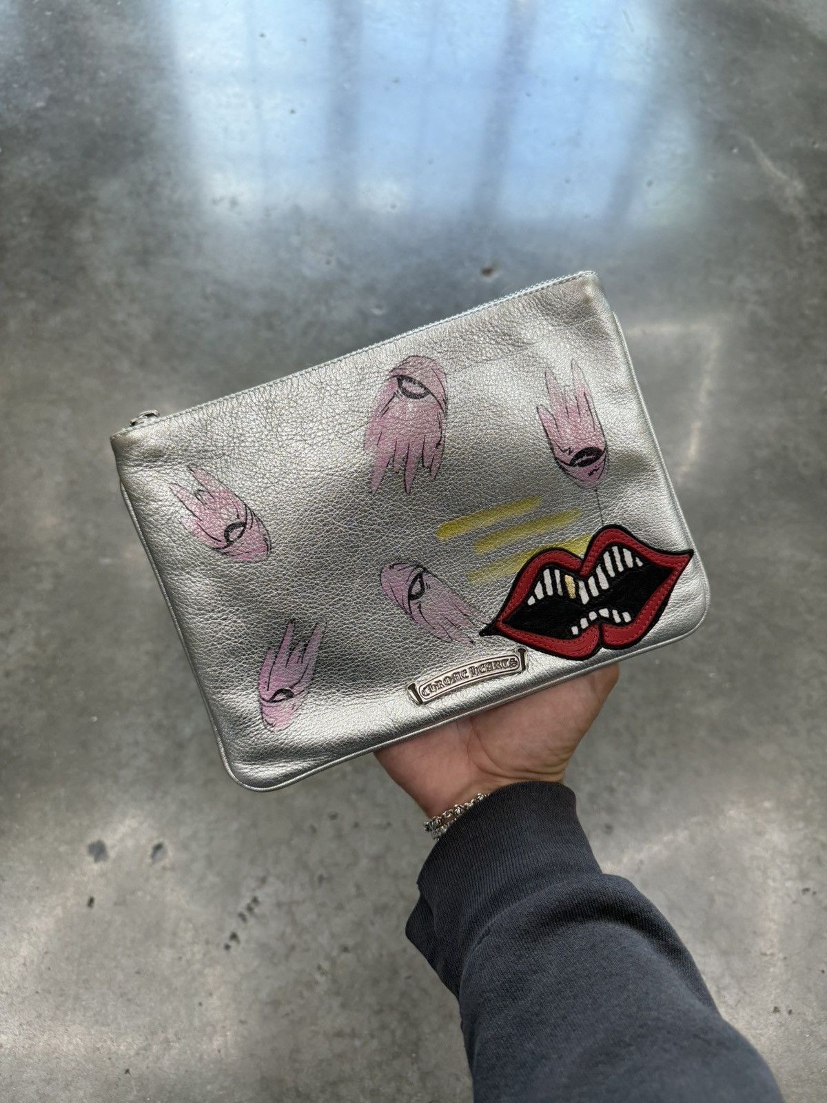 Chrome Hearts Chrome hearts MATTY boy Leather money pouch handrawn Size ONE SIZE - 1 Thumbnail