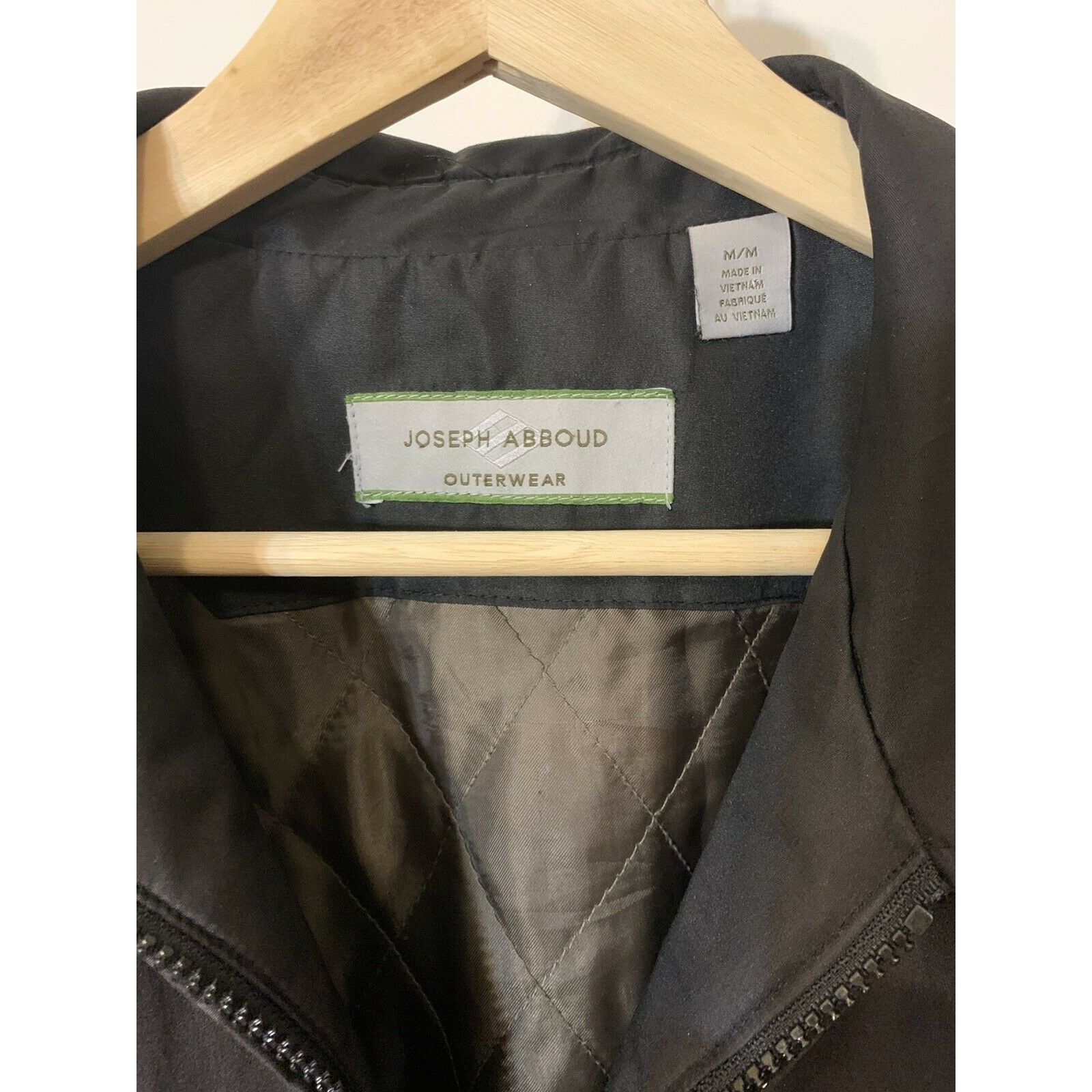 Joseph Abboud Joseph Abboud Outerwear Men’s Sz M Black Full-Zip Jacket Win Size US M / EU 48-50 / 2 - 2 Thumbnail