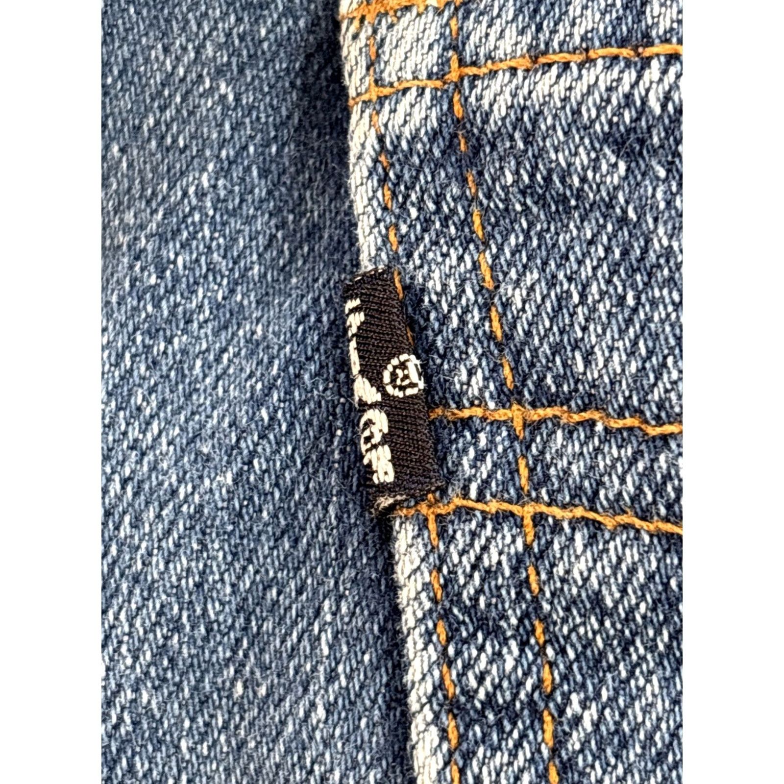 Levi's VINTAGE Levi's For Men Jeans 36x28 1980s Blue Denim Red Batwing Black Tab #40541-4615 USA Mens Size US 32 / EU 48 - 6 Thumbnail