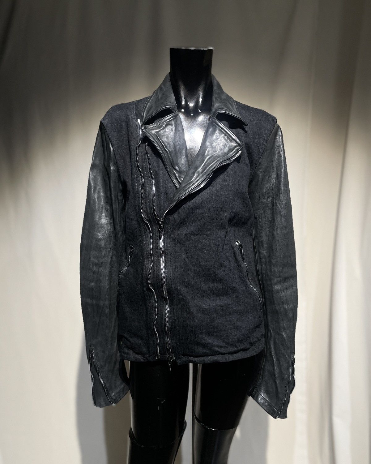 Incarnation incarnation - Object dyed Distorted Rider Jacket Size US M / EU 48-50 / 2 - 2 Thumbnail