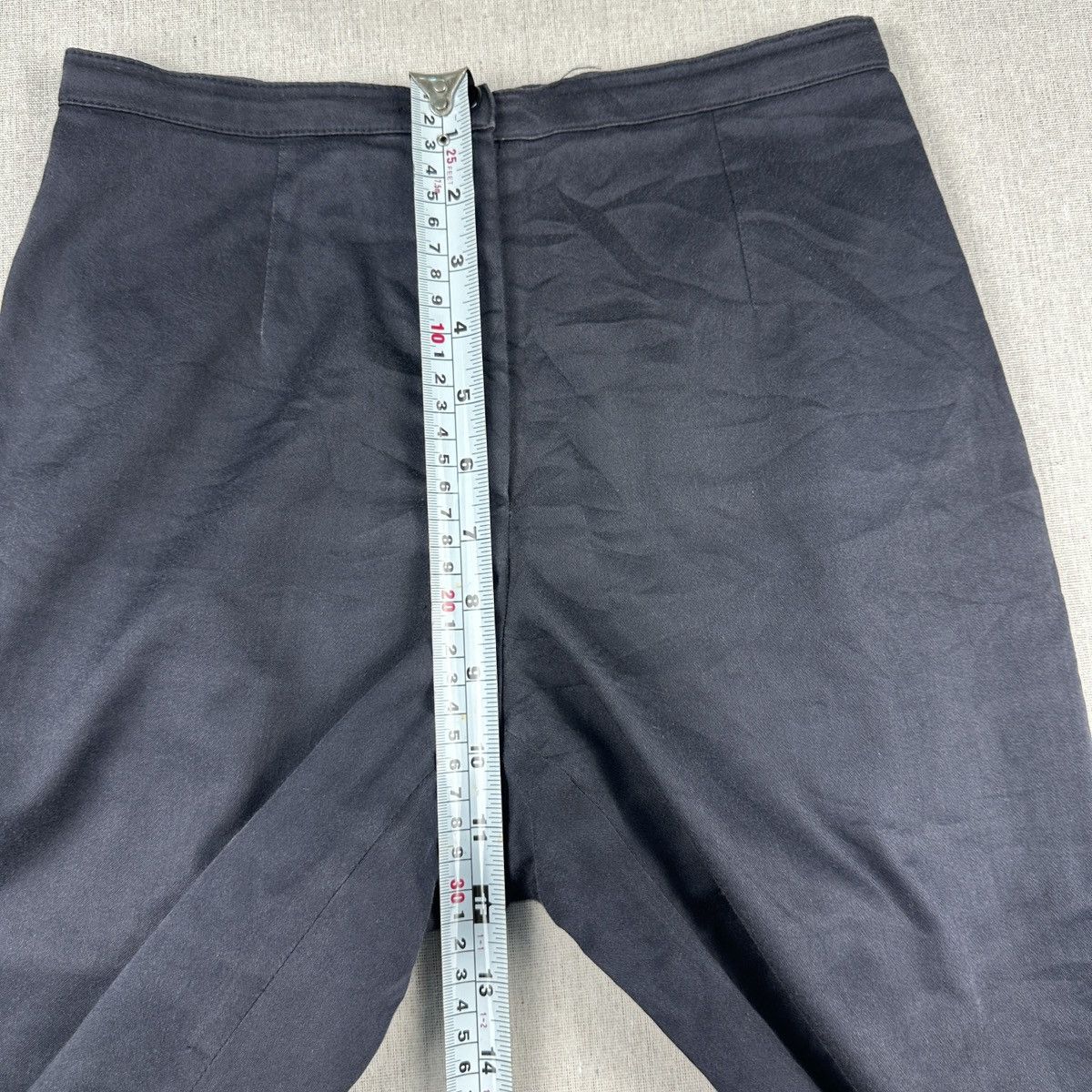 Dolce & Gabbana Dolce & Gabbana Flare Trousers Split Hem Black Size 26" / US 2 / IT 38 - 15 Thumbnail