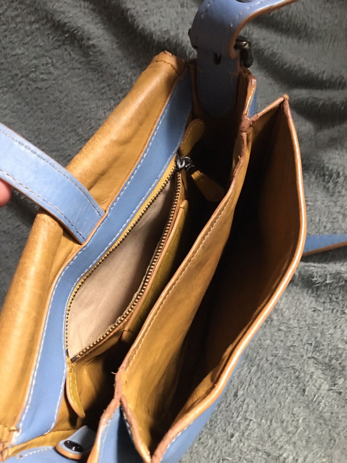 Coach COACH 1941 Saddle Blue Leather Crossbody Shoulder Bag Size ONE SIZE - 11 Thumbnail
