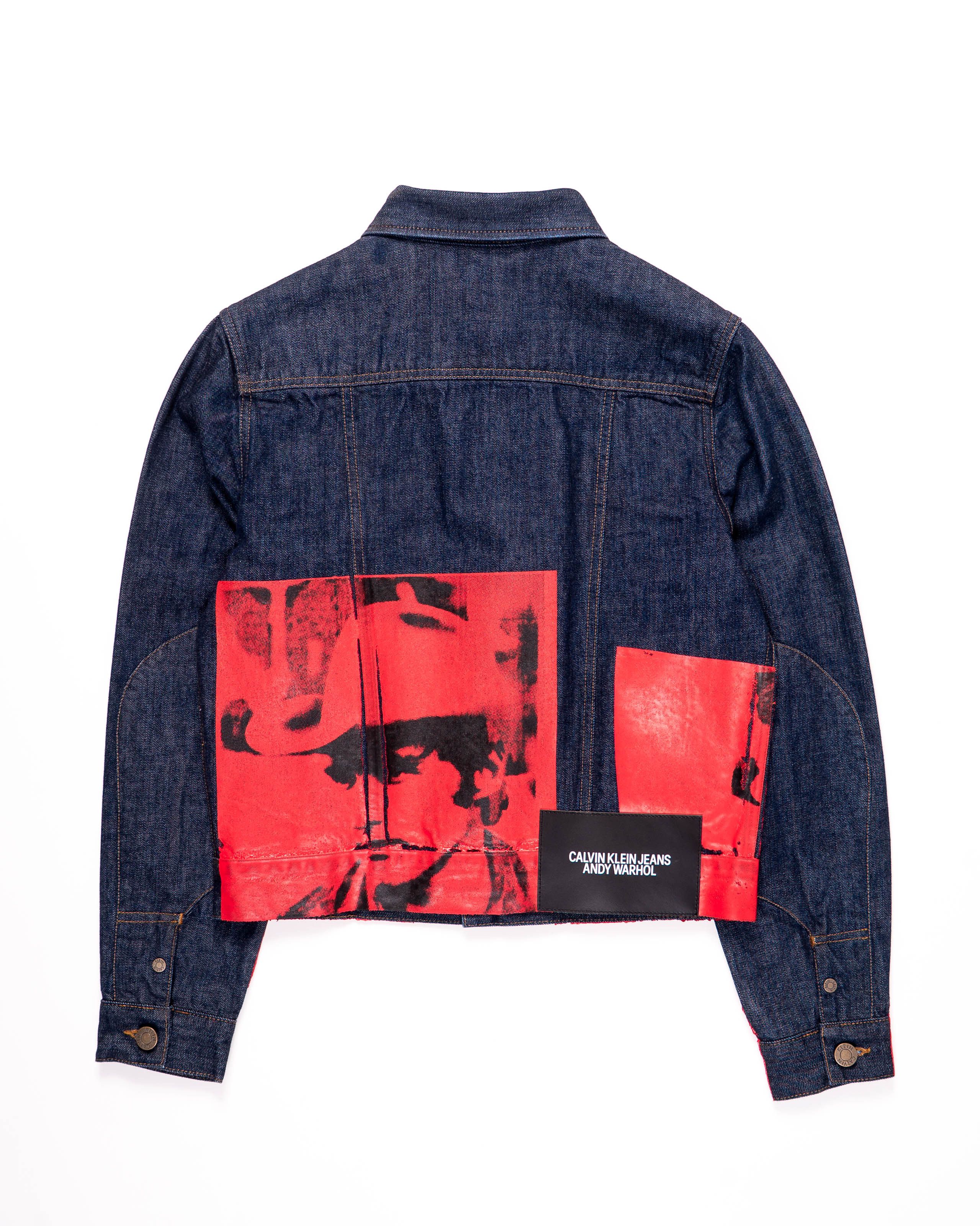 Calvin Klein 205W39NYC SS18 Dennis Hopper Screenprinted Denim Trucker Jacket Size US S / EU 44-46 / 1 - 2 Thumbnail