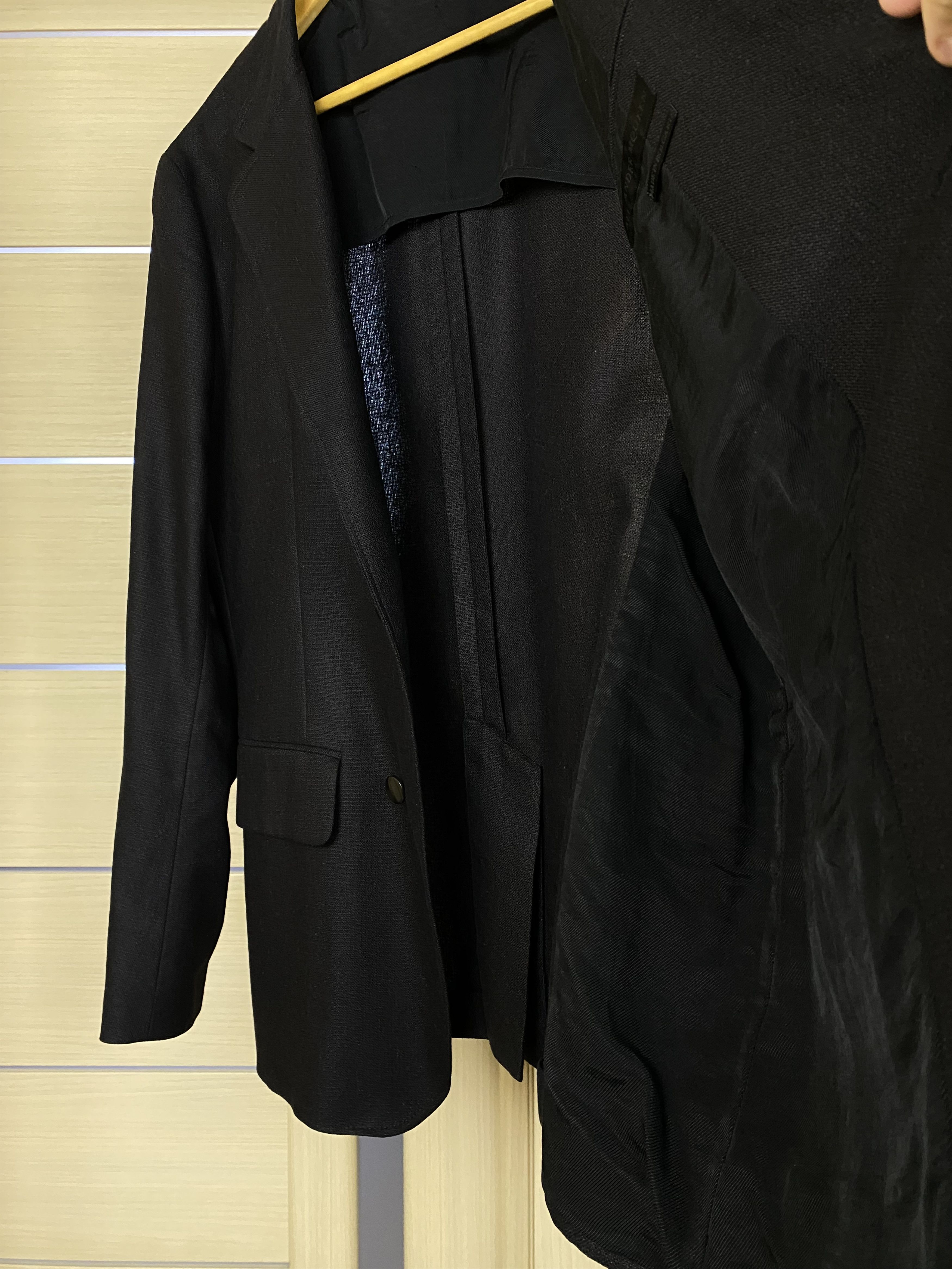 Alexander McQueen vintage Alexander Mcqueen unlined silk blazer jacket ss11 Size 50S - 9 Thumbnail