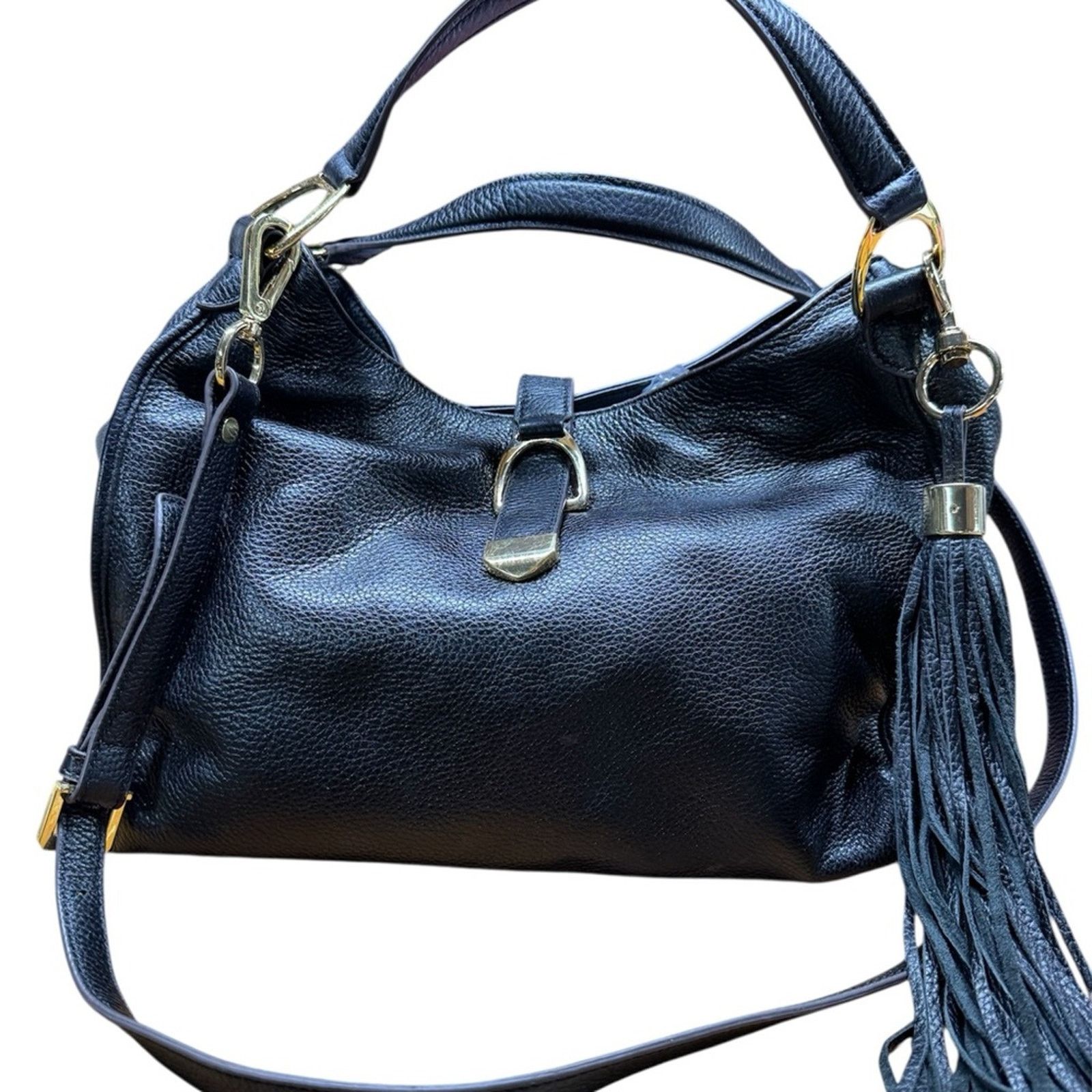 NBDN Nobrandedon G.I.L.I black leather slouch handbag Size ONE SIZE - 1 Thumbnail