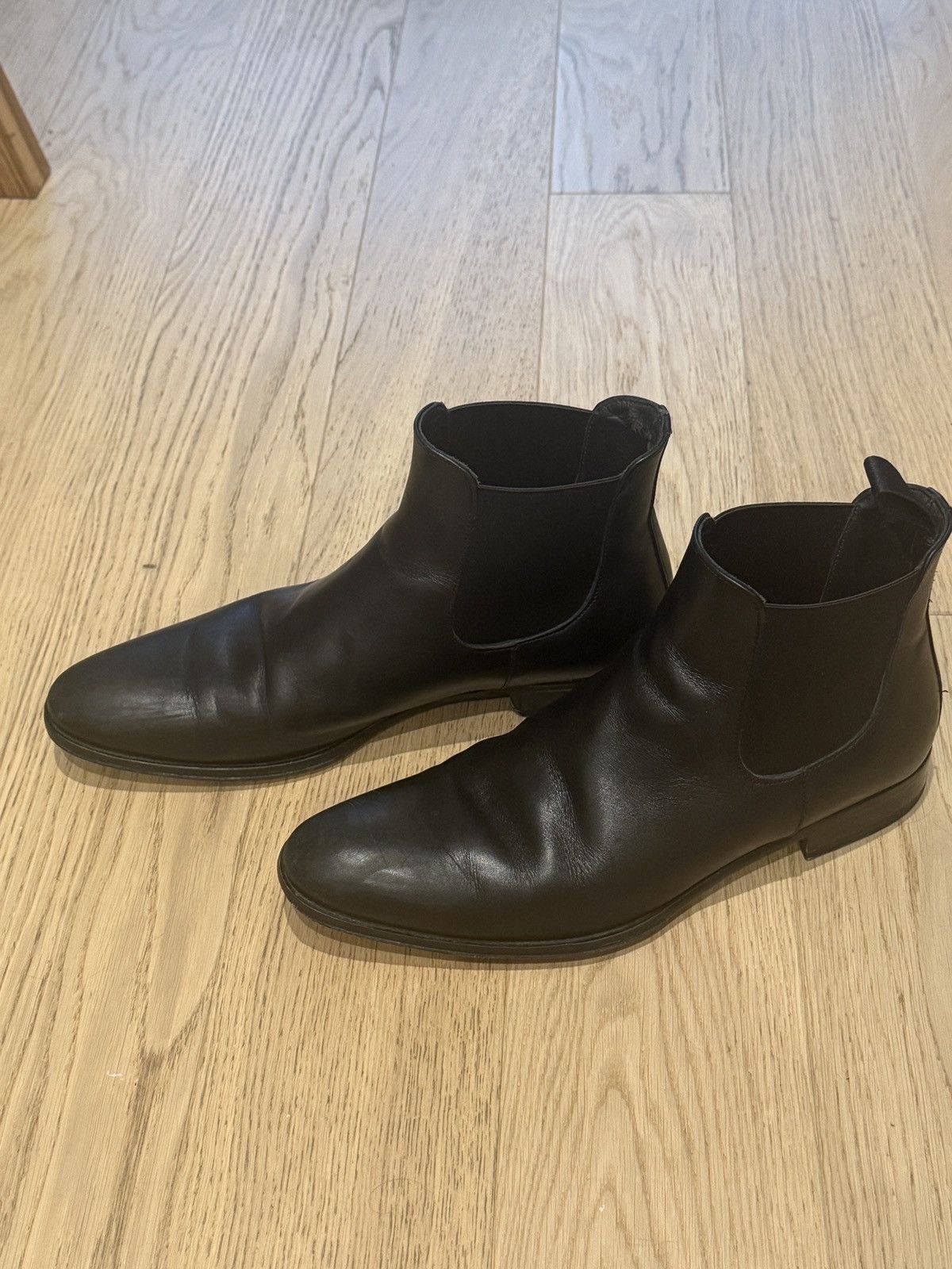 To Boot New York To Boot New York Black Calf Leather Leather Chelsea Boots Size US 9.5 / EU 42-43 - 5 Thumbnail