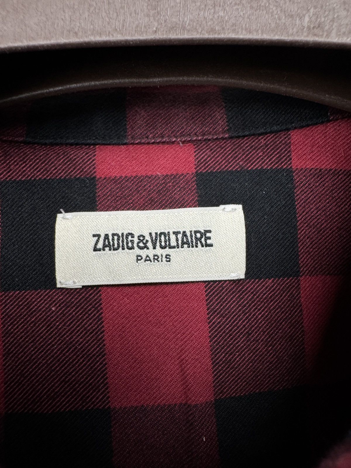Zadig & Voltaire Zadig & Voltaire Paris checkered flannel side zipper shirt Size US M / EU 48-50 / 2 - 7 Thumbnail
