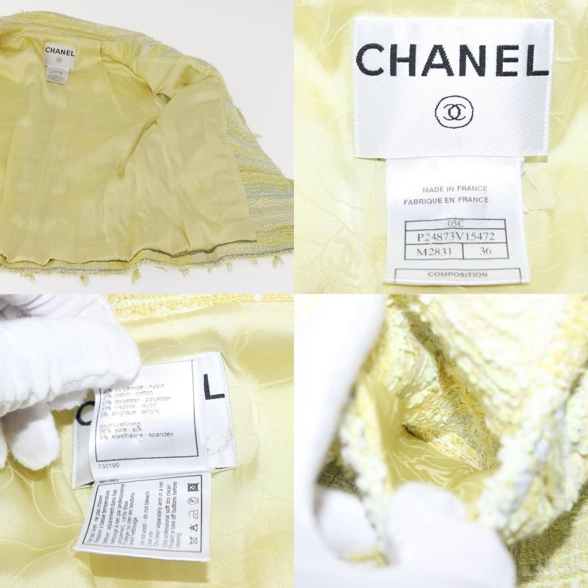 Chanel Chanel Tweed Jacket Size US XXS / EU 40 - 5 Thumbnail