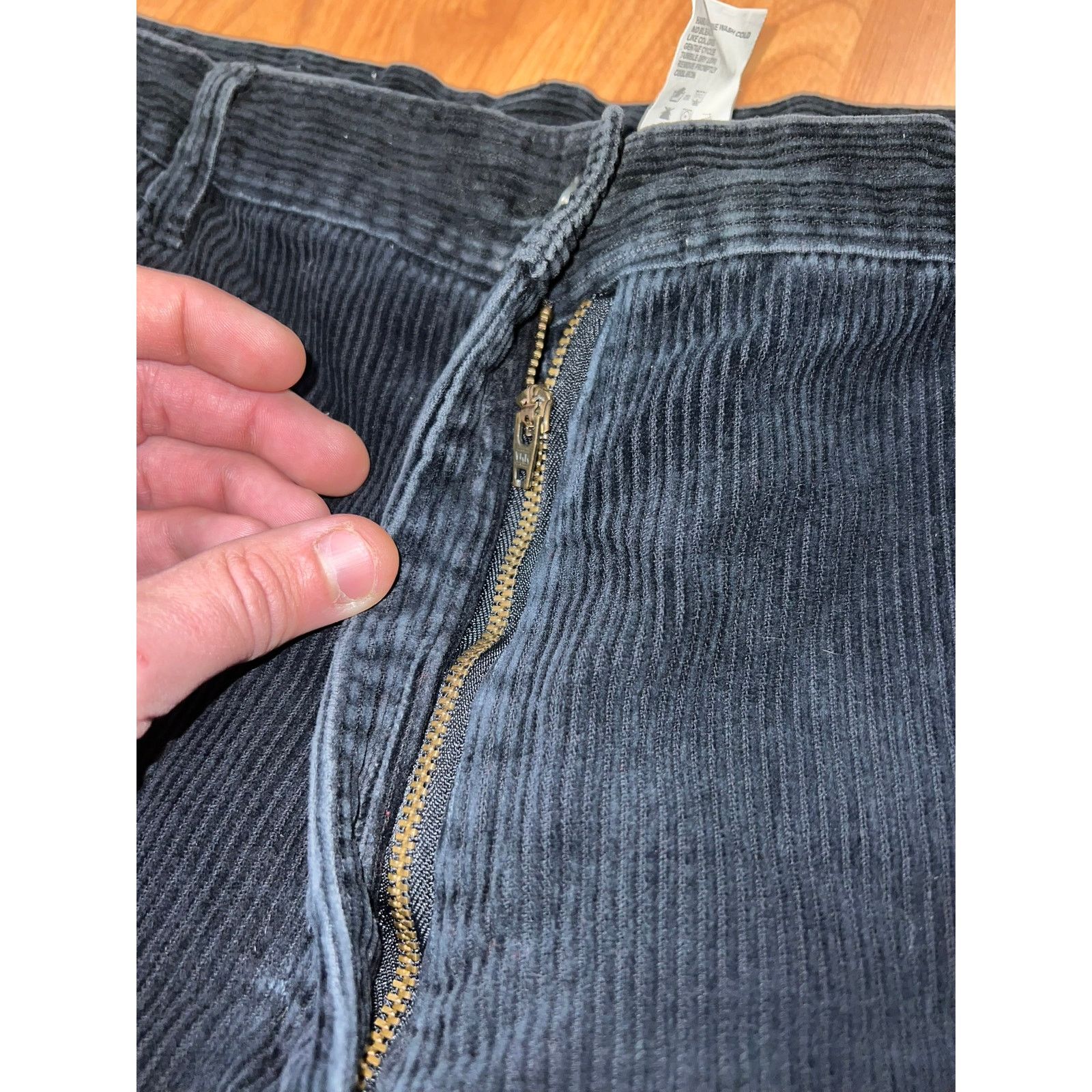 Woolrich Woolen Mills Womens Woolrich Corduroy Pants Bottoms Black Pants Women 16 Size 38" / US 16 / IT 52 - 4 Thumbnail