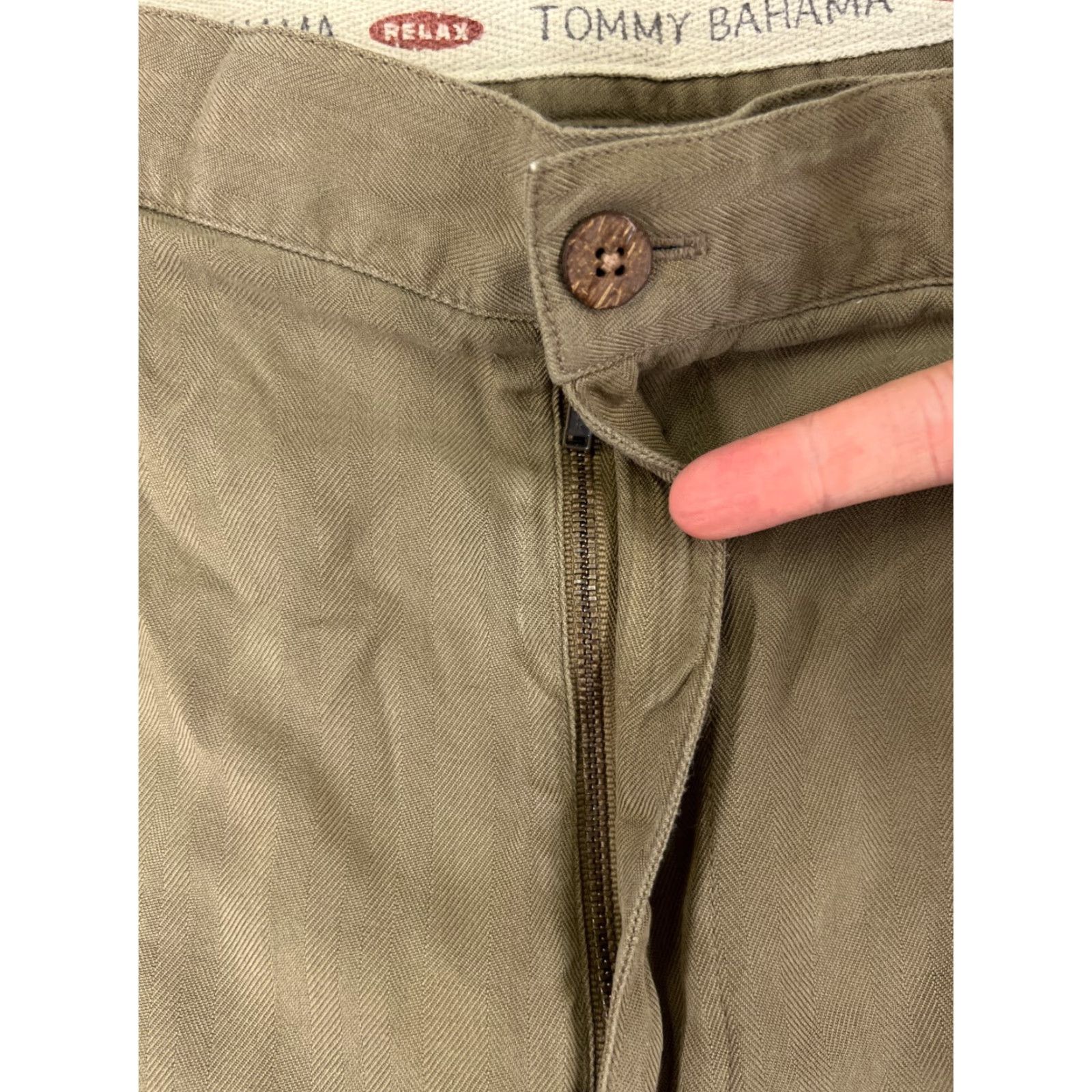 Tommy Bahama Tommy Bahama Shorts Men 34 Brown Silk Chino Herringbone 32x9 READ Size US 34 / EU 50 - 6 Thumbnail