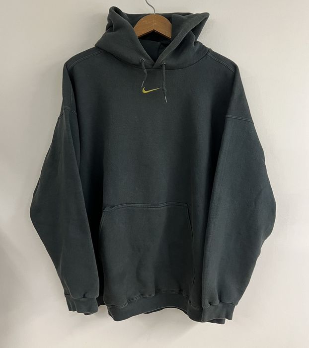 90s nike center swoosh hoodie hot sale