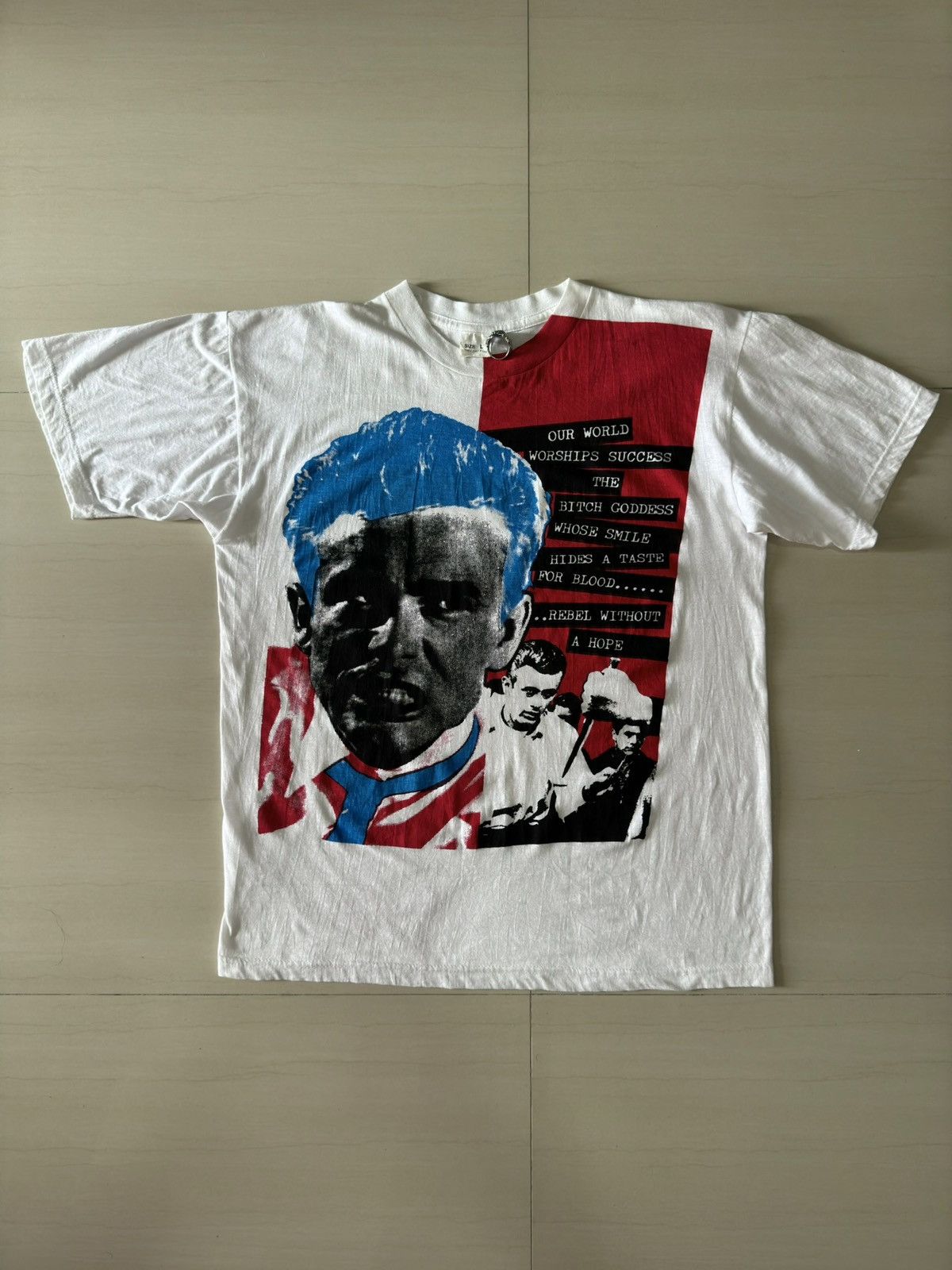 Vintage 80s James Dean Fifth Column Our World Worship VTG Rare Shirt Size US L / EU 52-54 / 3 - 2 Thumbnail