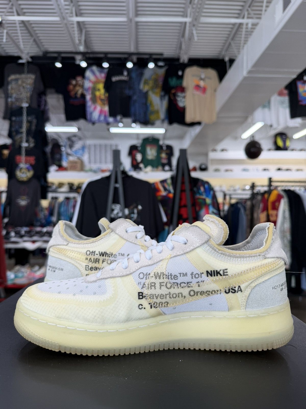 Nike × Off-White Nike Air Force 1 Low Off-White Size 8 (2017) Size US 8 / EU 41 - 4 Thumbnail