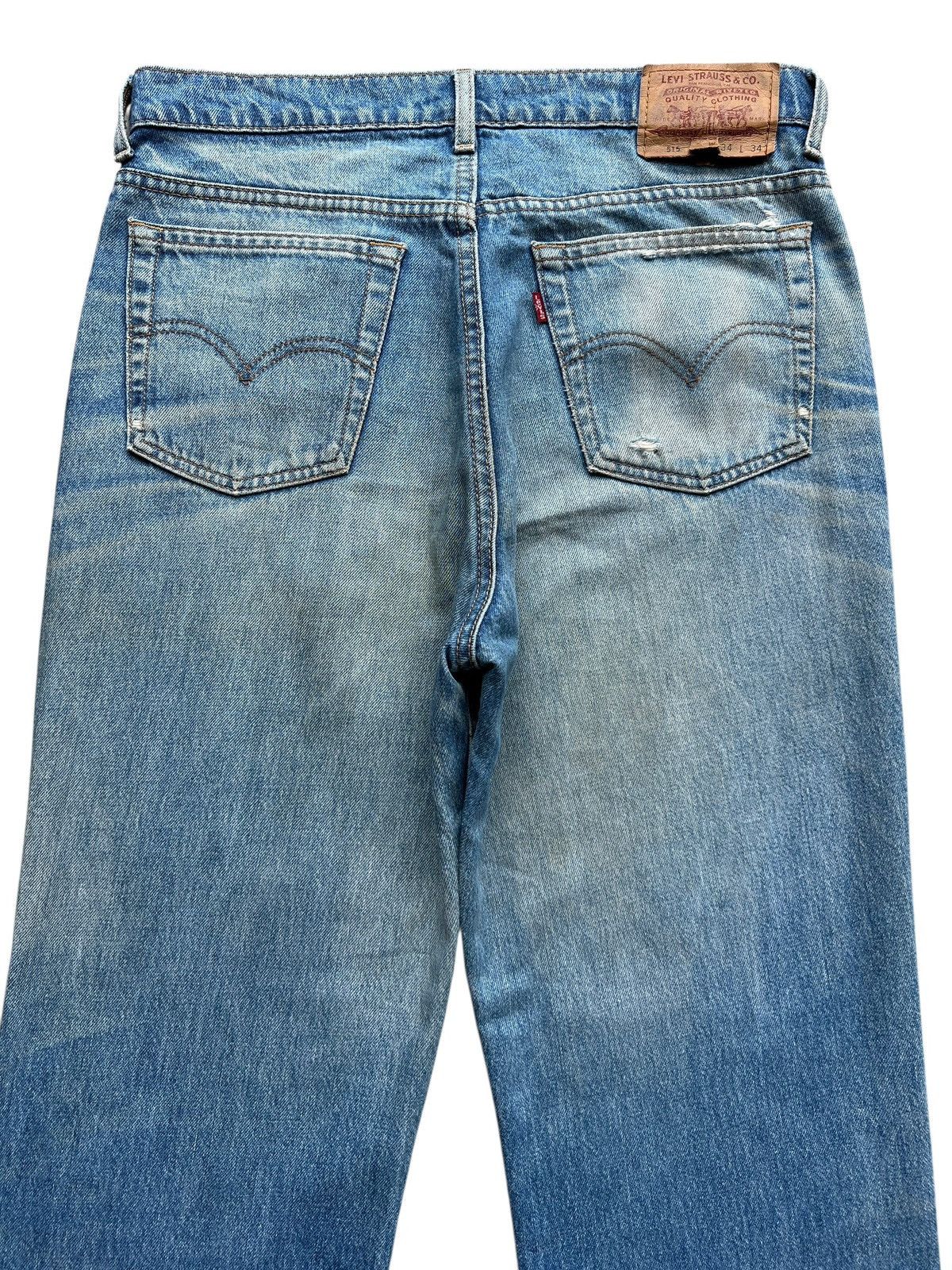 Levi's Vintage Levis 515 Distressed Denim Jeans 34x30 Size US 34 / EU 50 - 5 Thumbnail