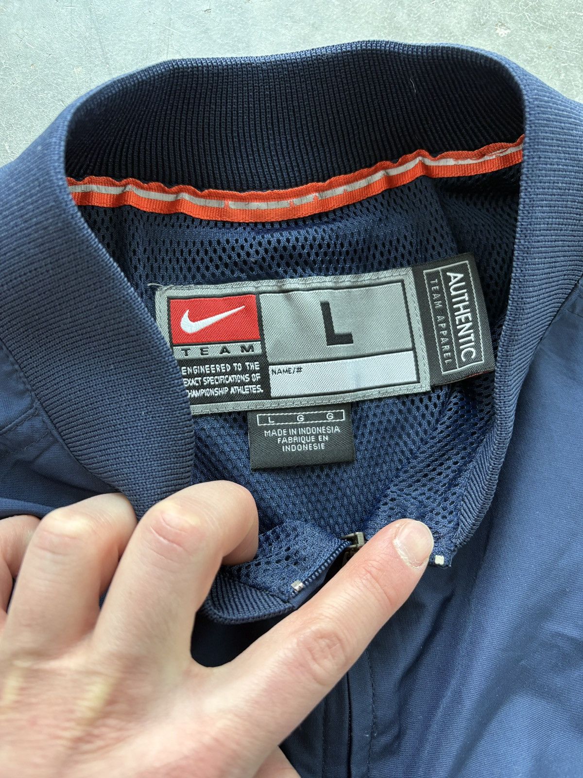 Nike Vintage Y2K Nike UVA Virginia Quarter Zip Windbreaker Size US L / EU 52-54 / 3 - 8 Thumbnail
