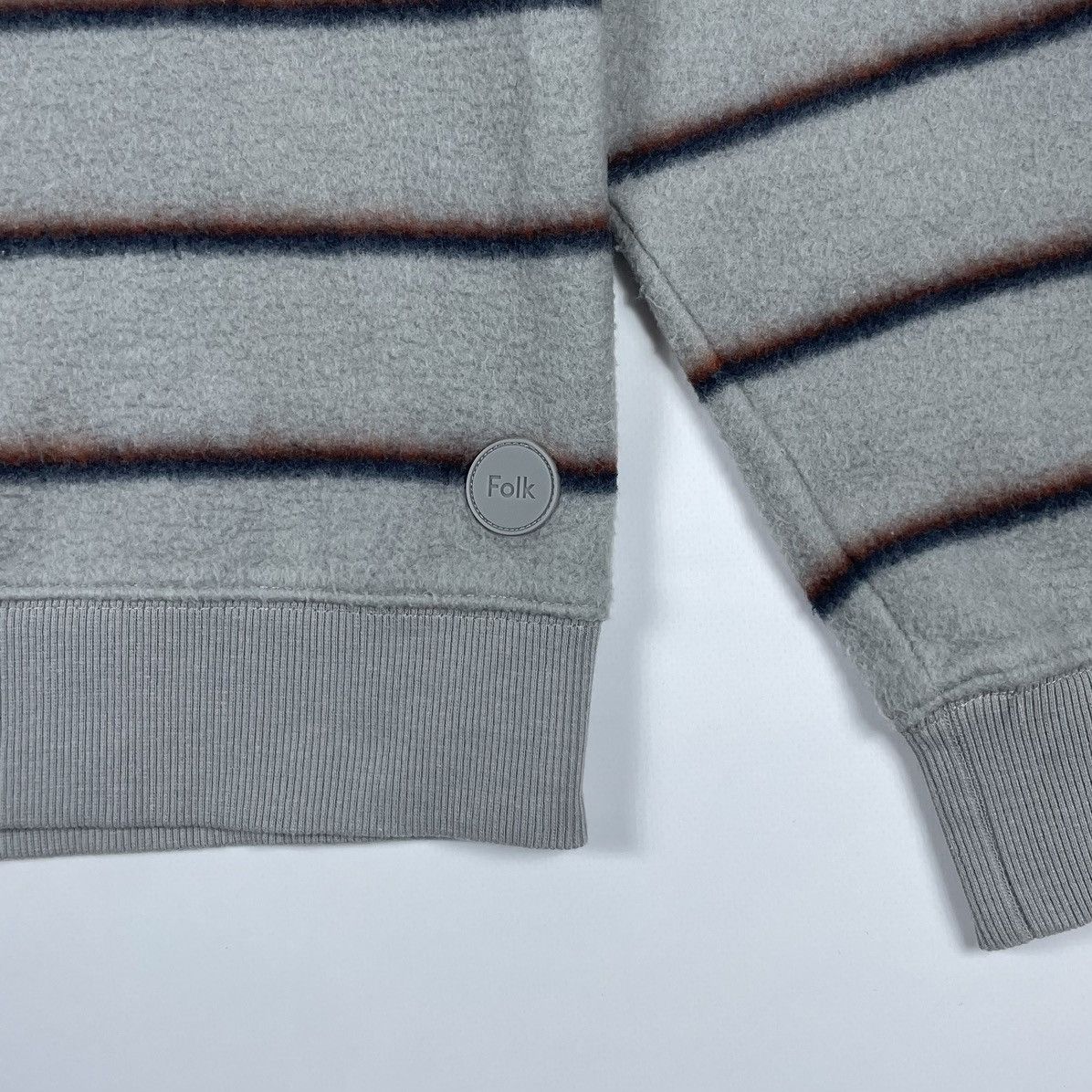 Folk Folk fleece striped Sweatshirt Size US M / EU 48-50 / 2 - 7 Thumbnail
