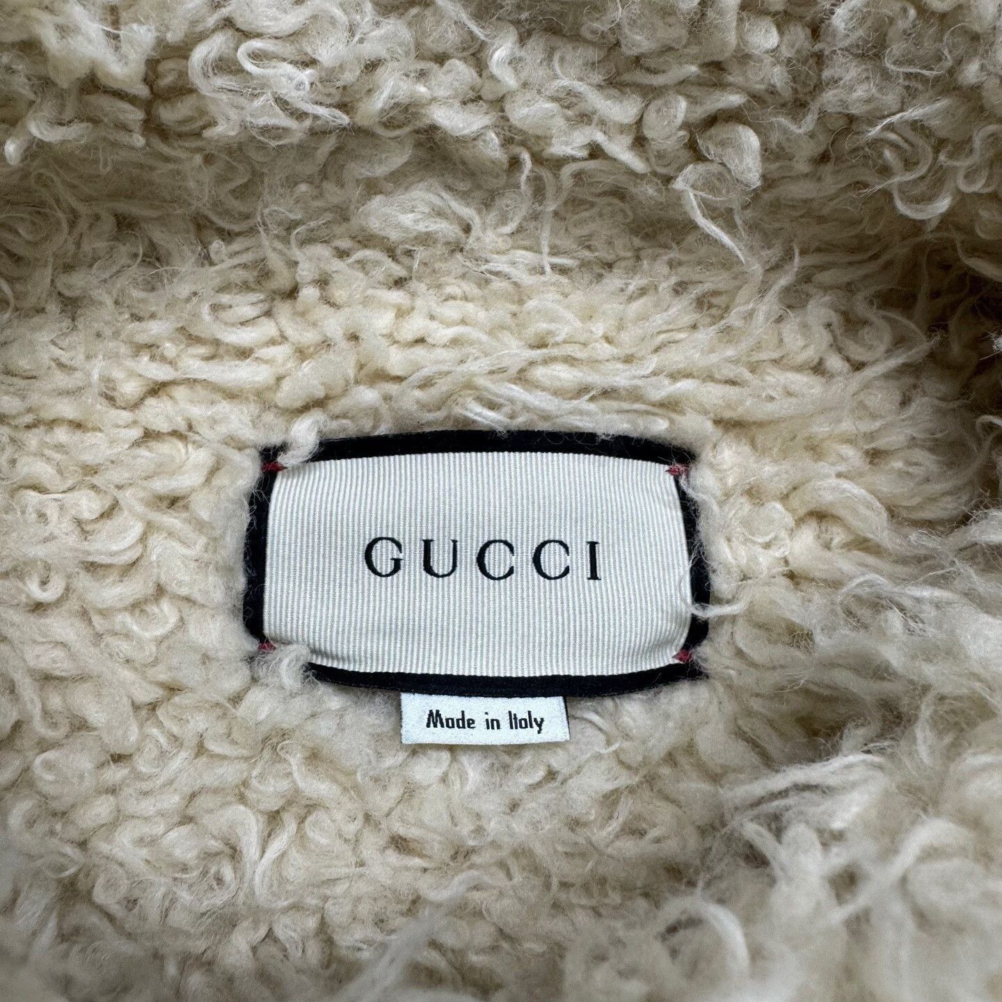 Gucci Gucci Embroidered Lambswool Jacket Size 50. Size US L / EU 52-54 / 3 - 3 Thumbnail