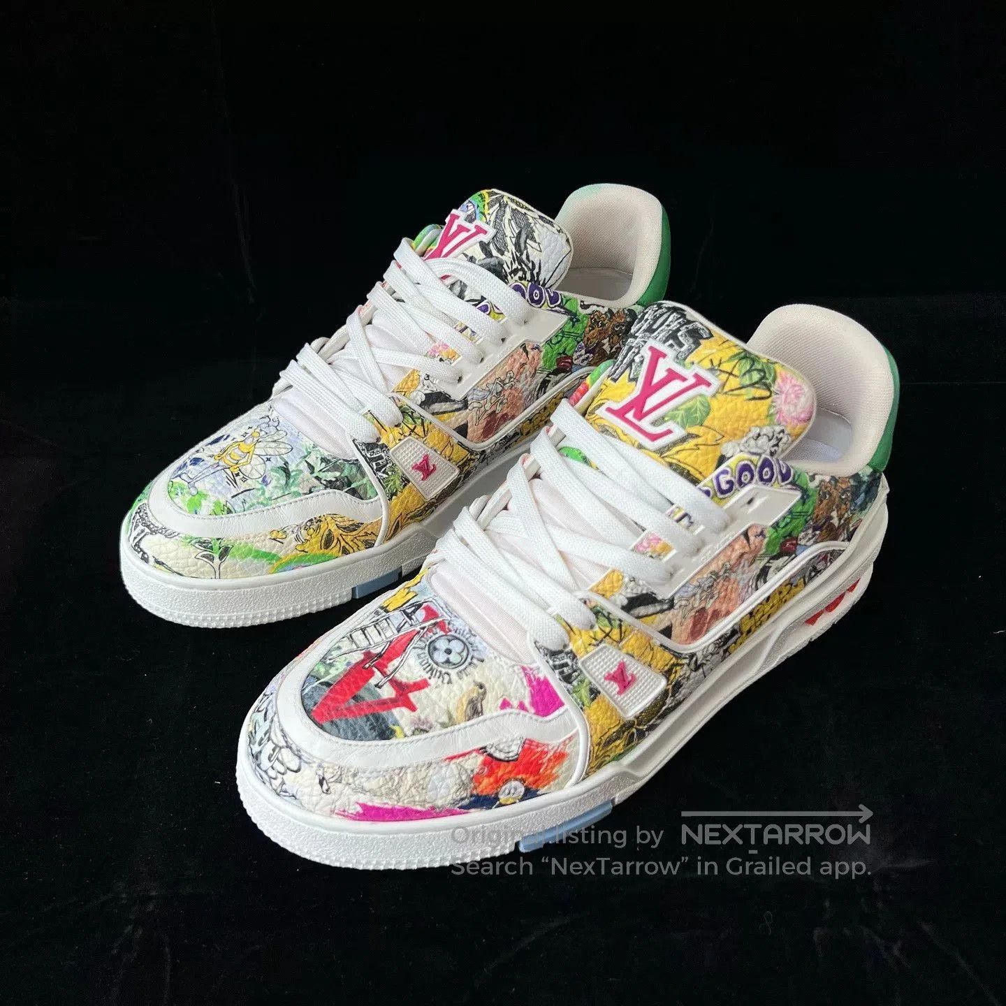 Louis Vuitton Louis Vuitton Trainer Graffiti Sneakers. Size US 8.5 / EU 41-42 - 1 Thumbnail