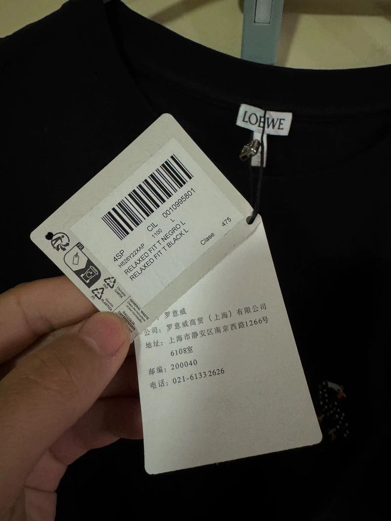 Loewe loewe Black Short Sleeve 2505-Nextarrow Size US L / EU 52-54 / 3 - 3 Thumbnail